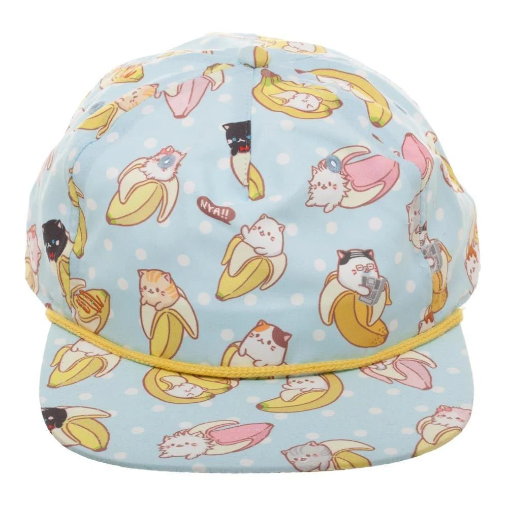 Bananya All Over Print Snapback Cap - Image 2