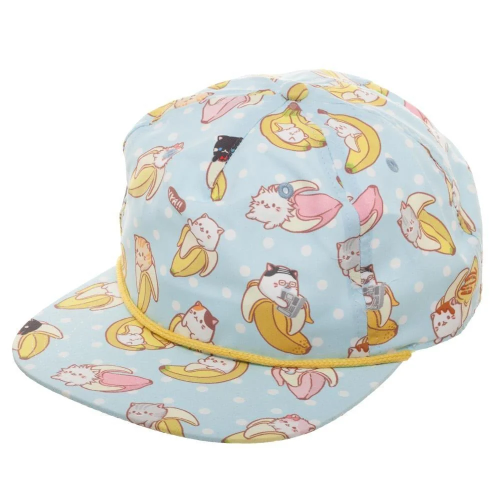 Bananya All Over Print Snapback Cap - Image 3