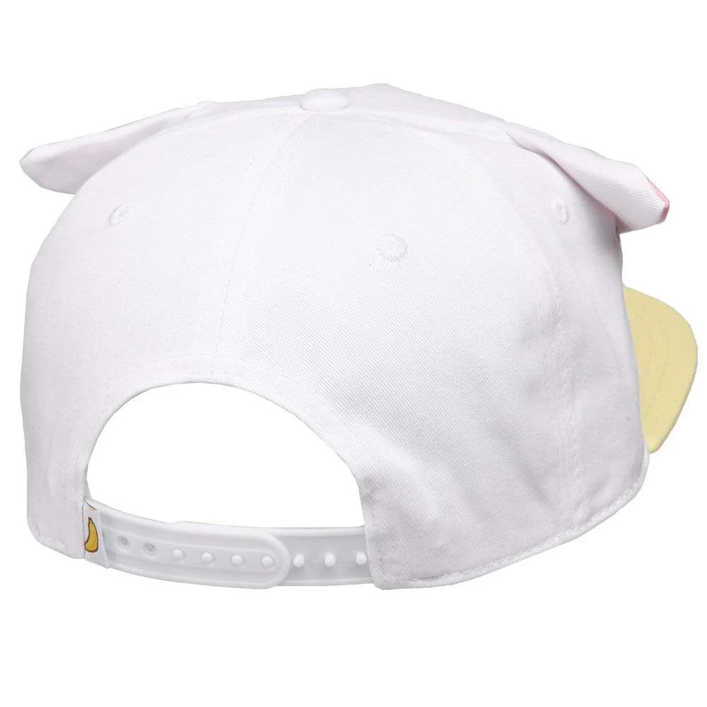 Bananya Face with Ears Snapback Cap - Image 3
