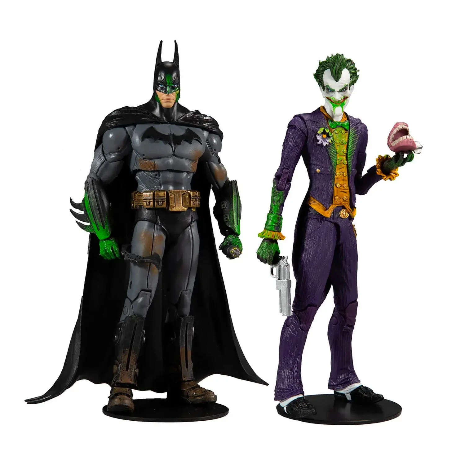 DC Multiverse Batman Arkham Asylum Batman and Joker Twin Action Figure Set - Image 2
