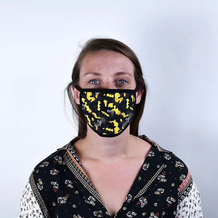 Batman Yellow Camo Face Mask 2 Pack - Image 3