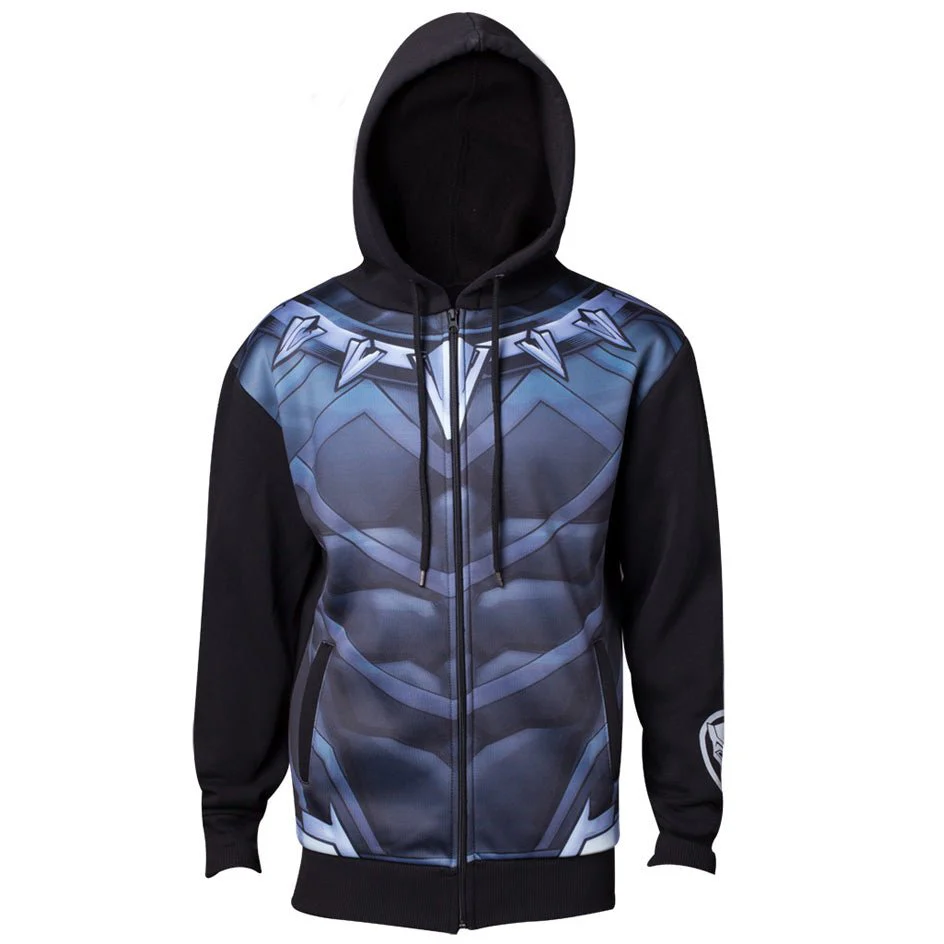 Black Panther Sublimated Costume Hoodie - Image 5