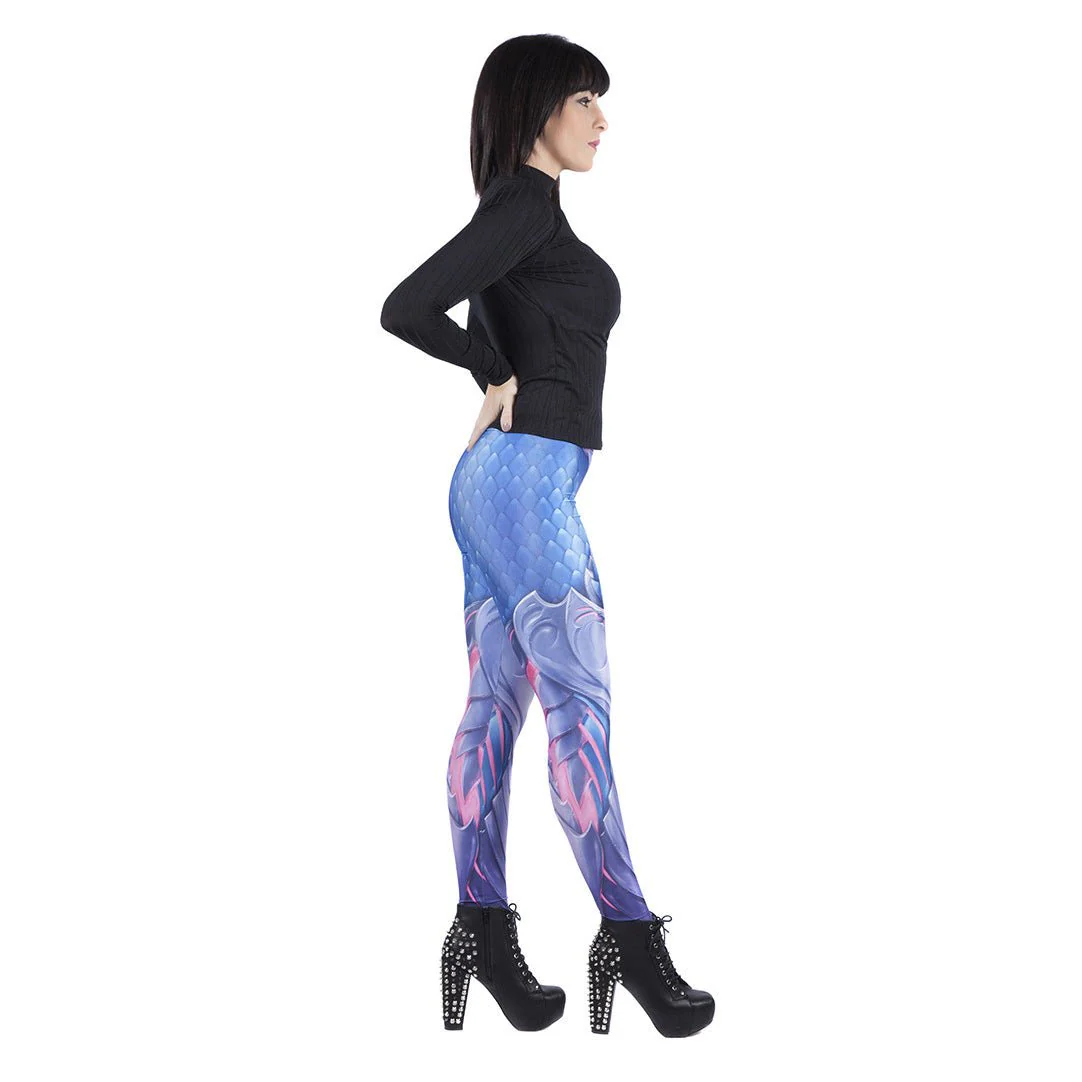 Blue Dragon Leggings by Wild Bangarang - Image 2