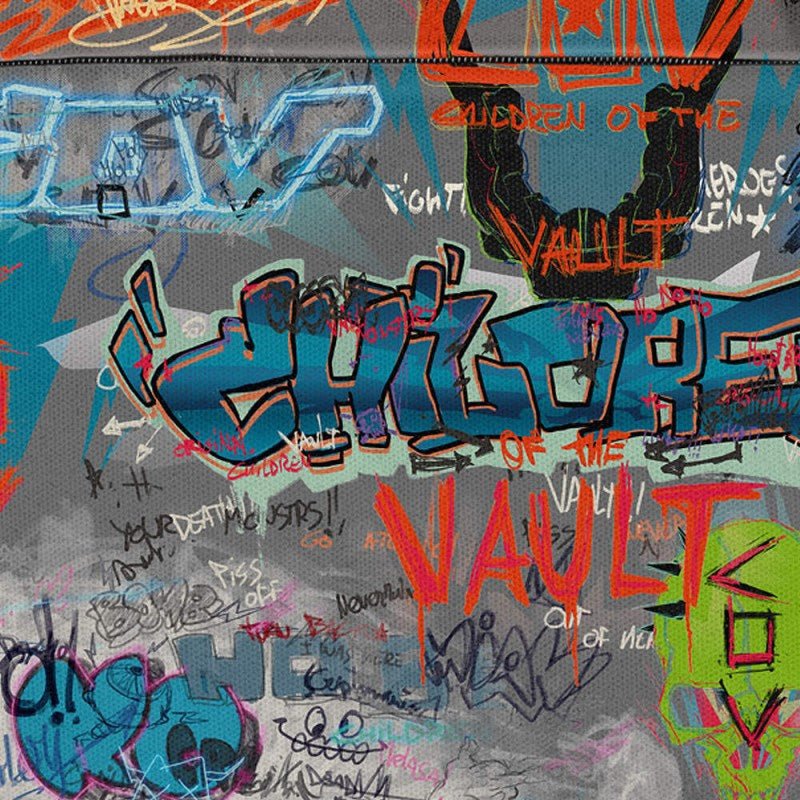Borderlands 3 Children of the Vault Graffiti Messenger Bag - Image 2