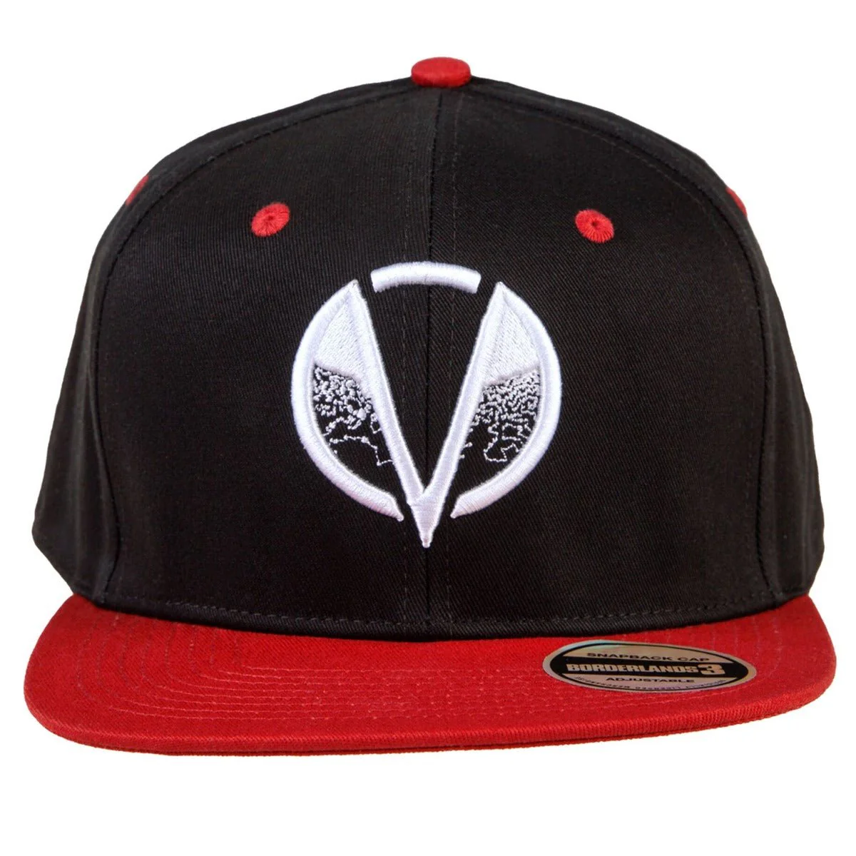 Borderlands 3 Children of the Vault Red and Black Snapback Cap - Image 2