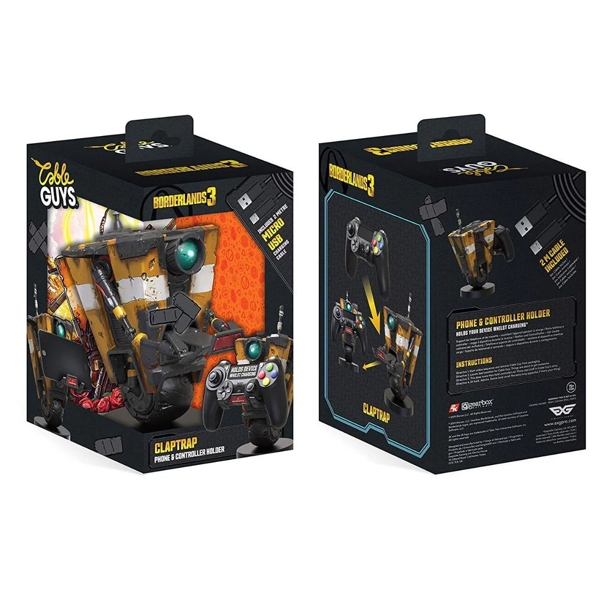 Borderlands 3 Claptrap Cable Guy Controller & Smartphone Stand - Image 5