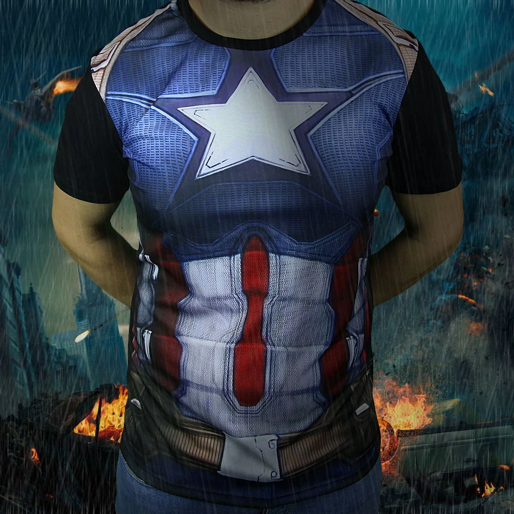 Captain America: Civil War Costume T-Shirt - Image 2