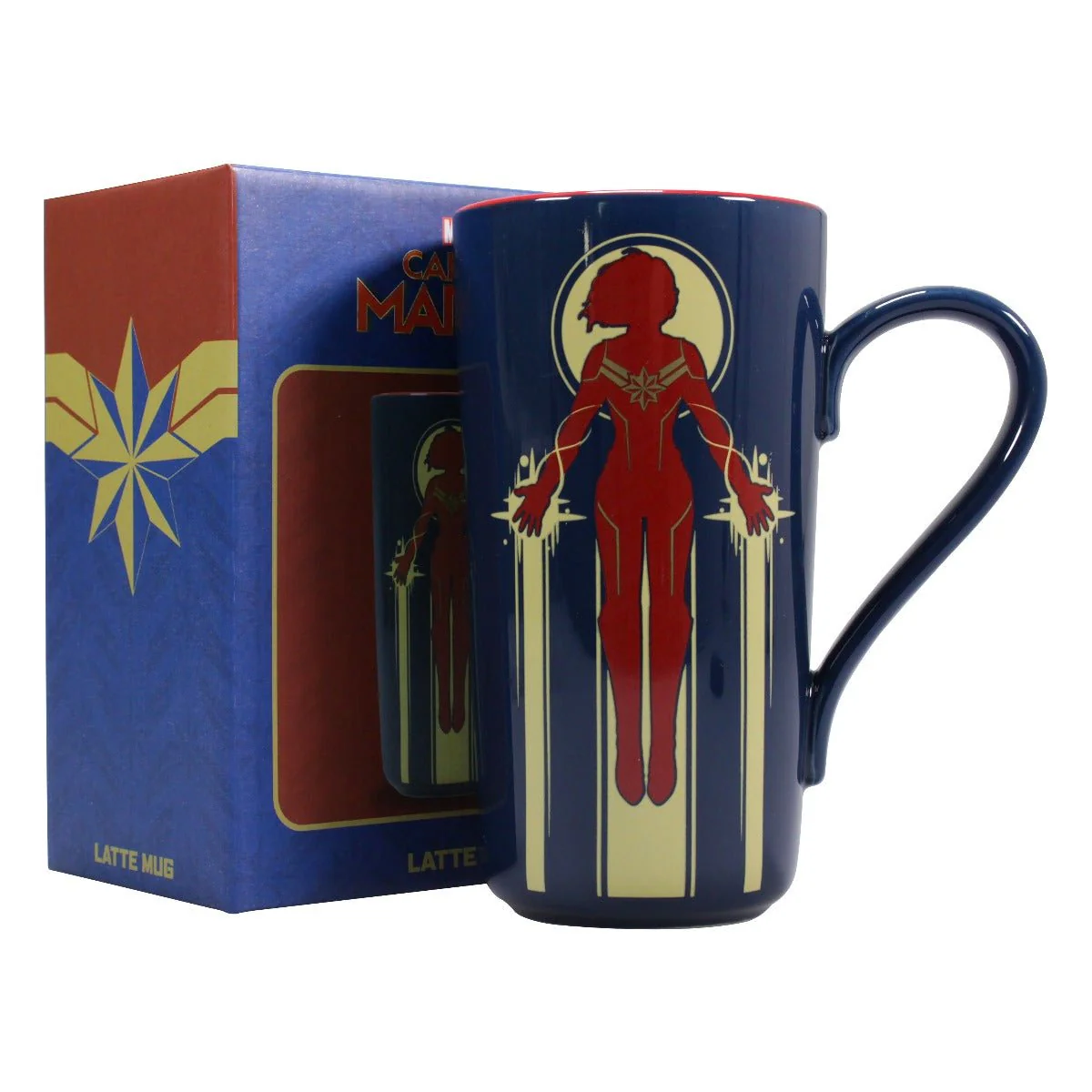Captain Marvel Latte Mug - Image 3