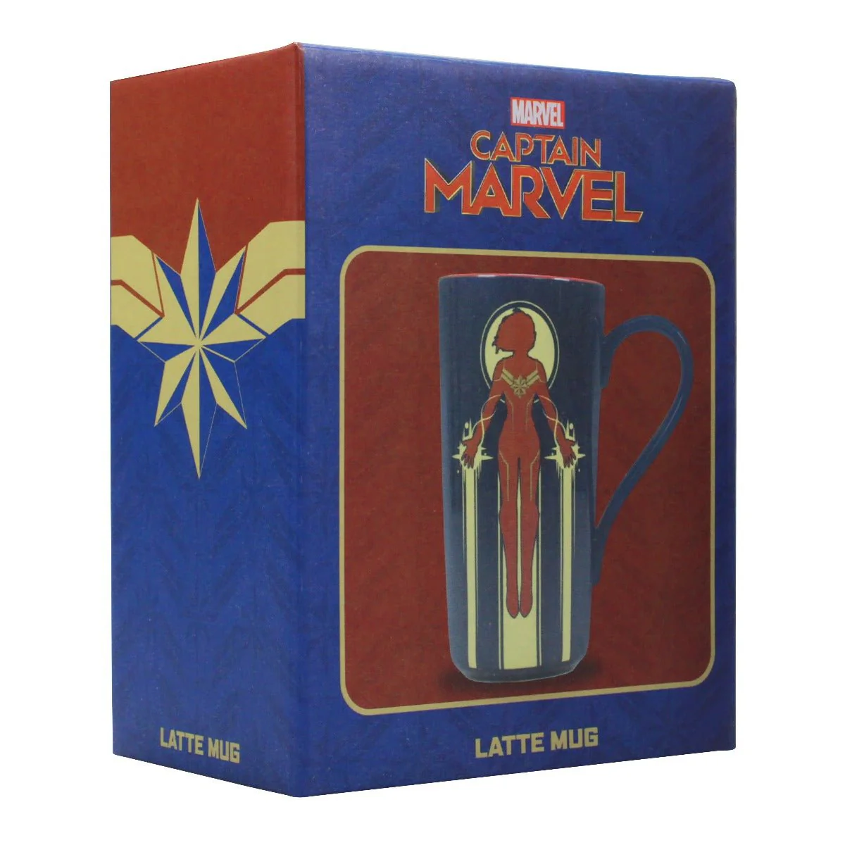 Captain Marvel Latte Mug - Image 4