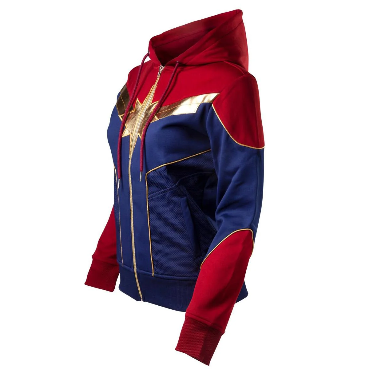 Captain Marvel Womens Costume Hoodie - Image 2