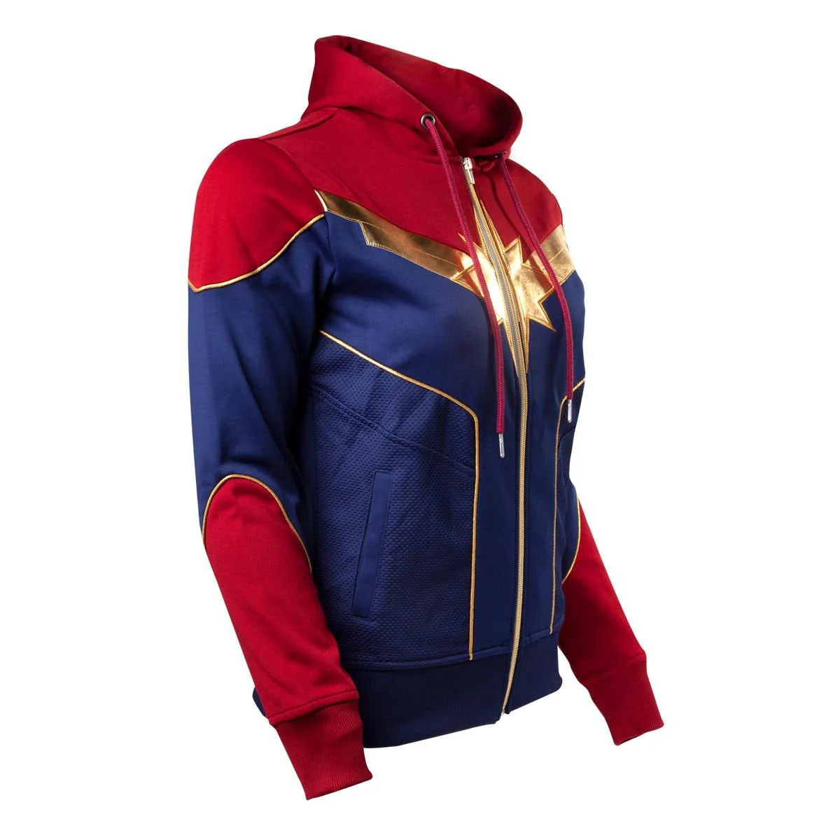 Captain Marvel Womens Costume Hoodie - Image 4
