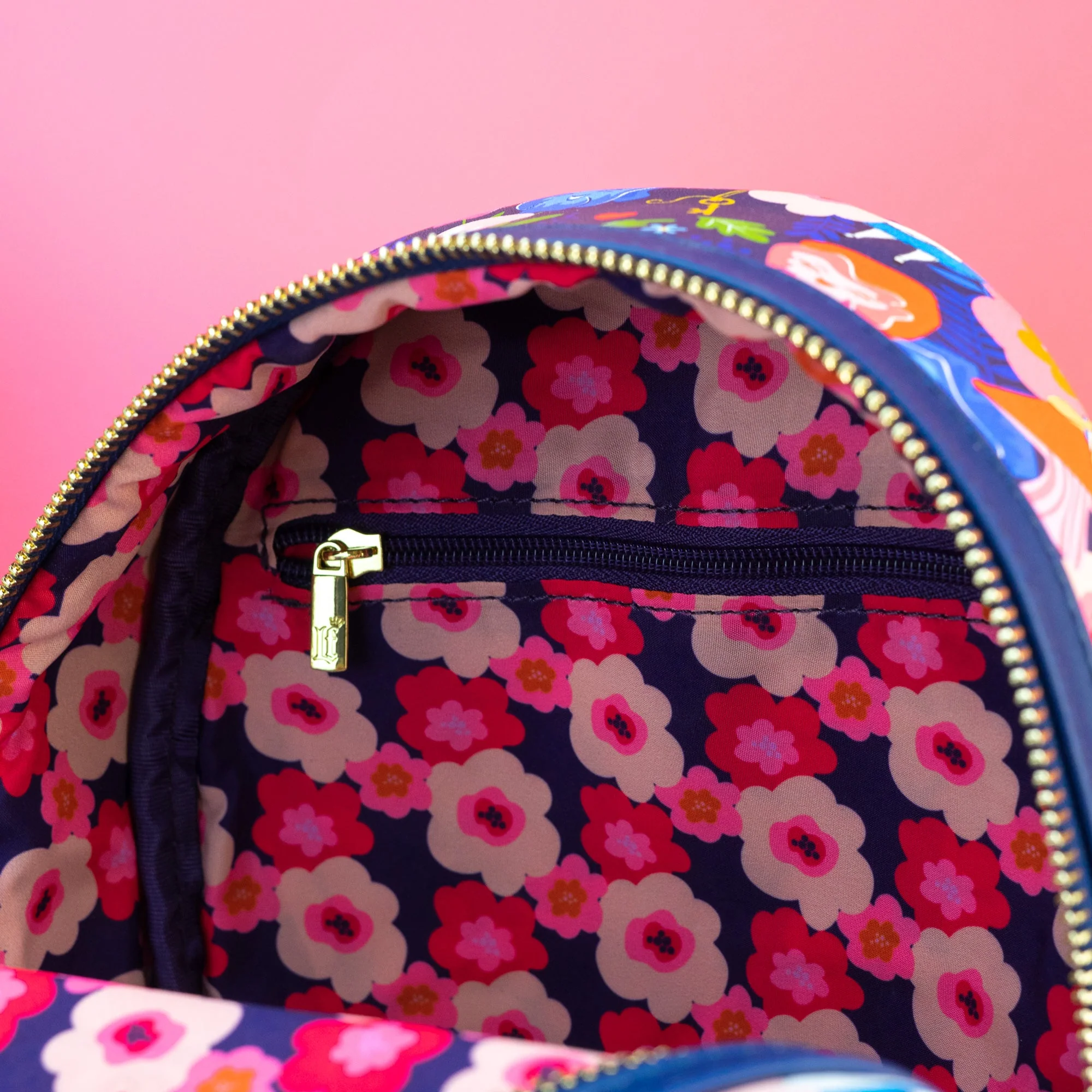 Loungefly x Disney Alice in Wonderland Characters AOP Mini Backpack (LASR) - Image 4
