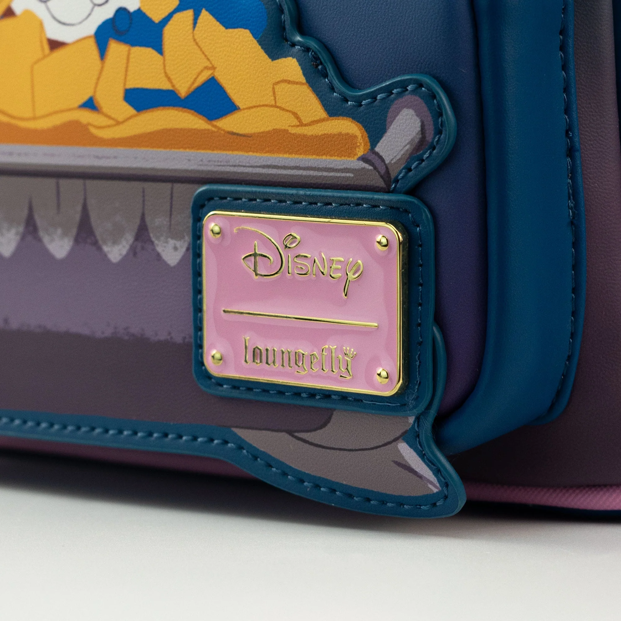 Loungefly x Disney Beauty and The Beast Cogsworth Be Our Guest Mini Backpack - Image 2