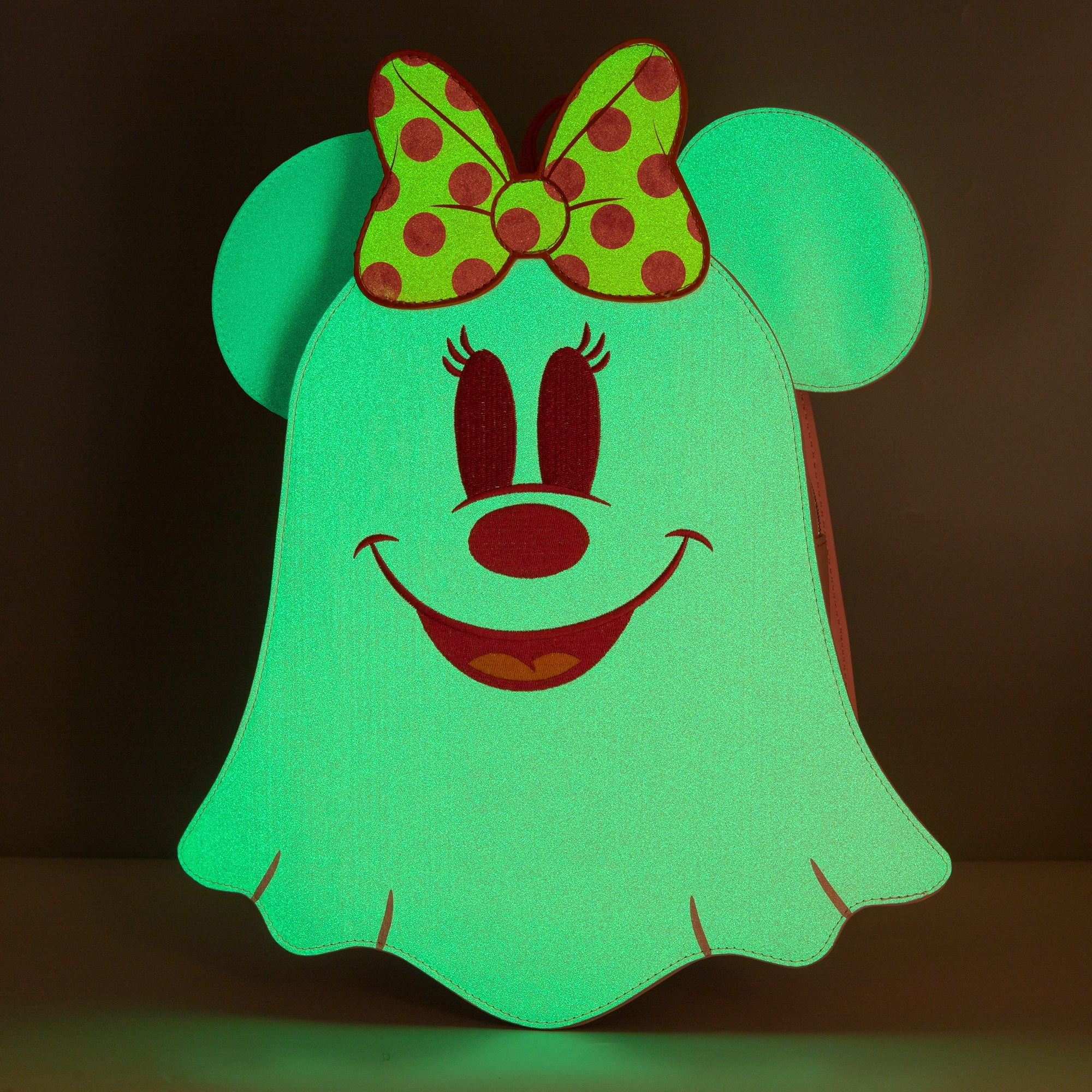 Loungefly x Disney Pastel Ghost Minnie Glow in the Dark Mini Backpack - Image 3
