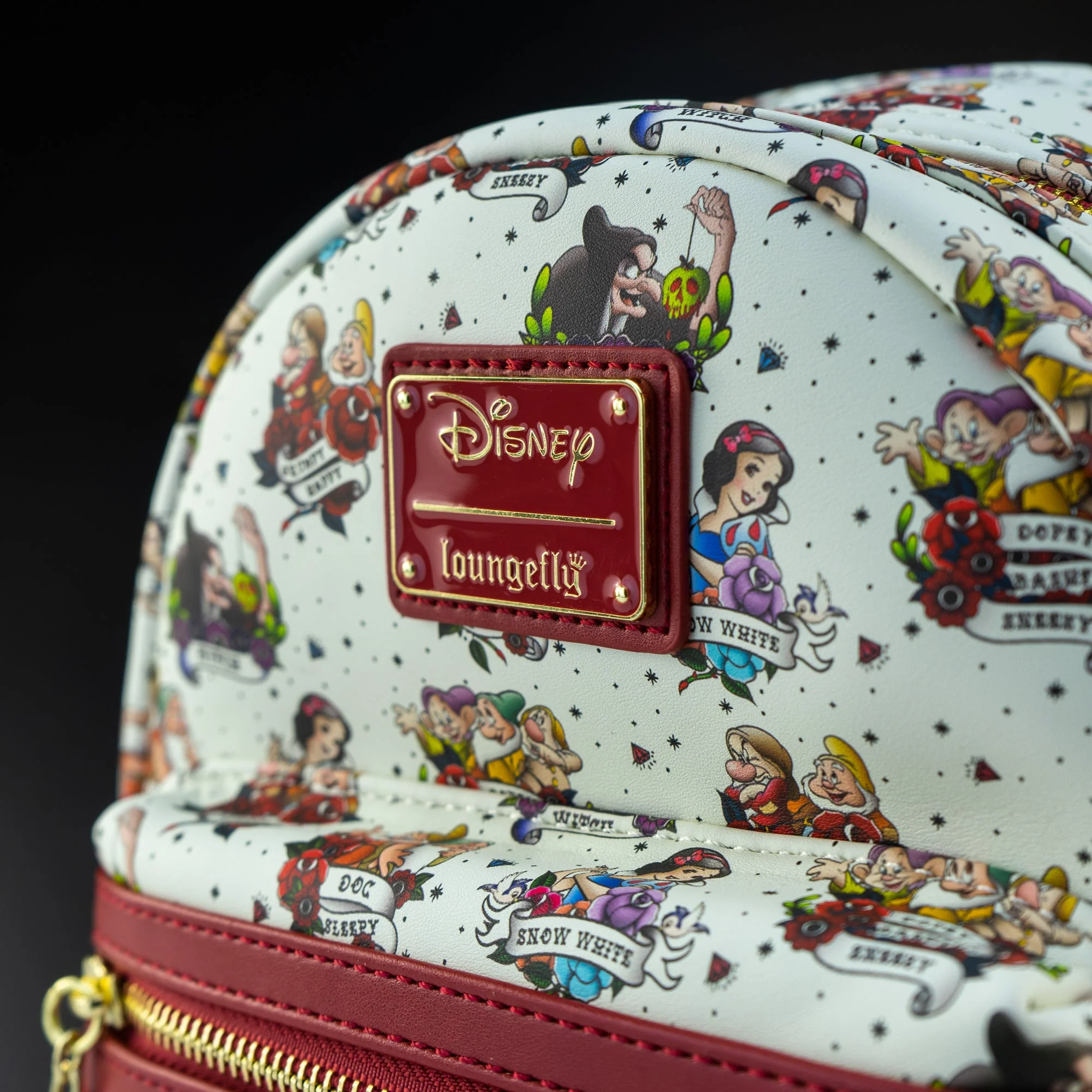 Loungefly x Disney Snow White and the Seven Dwarfs Tattoo Mini Backpack - Image 2