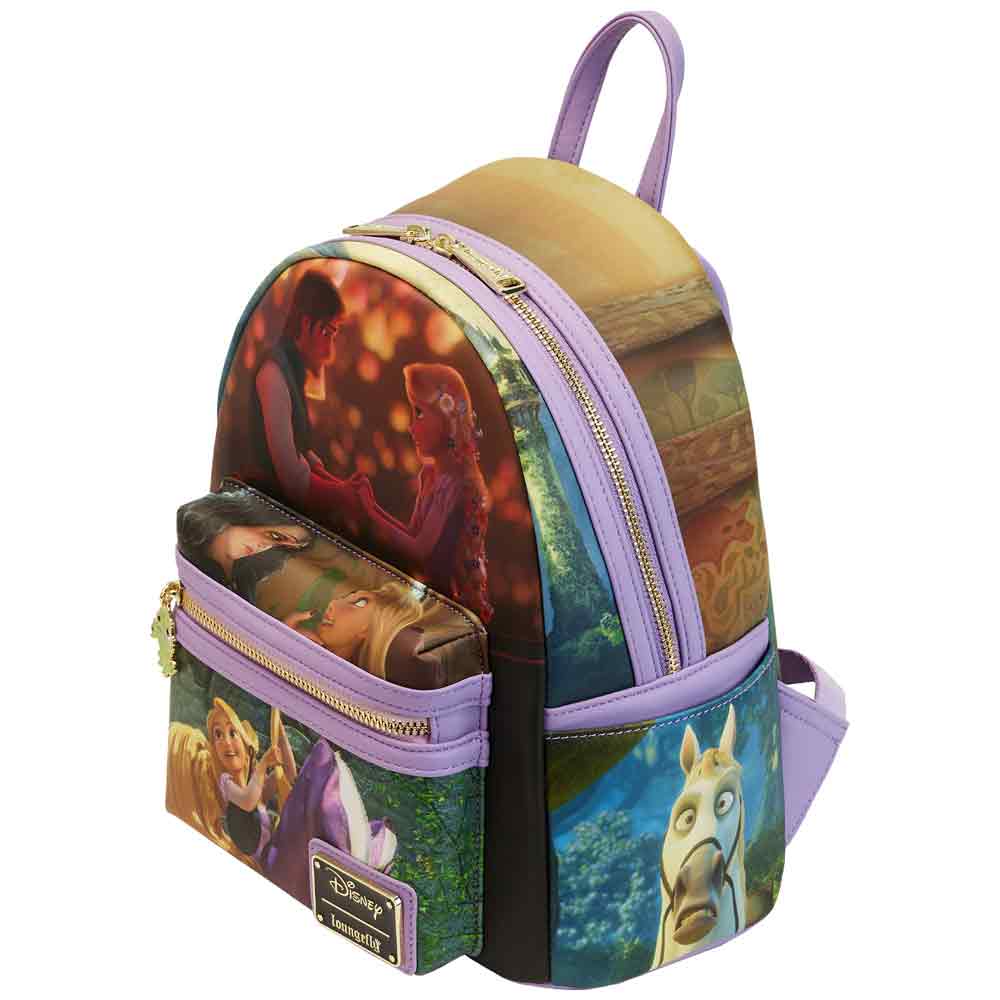 Loungefly x Disney Tangled Rapunzel Scenes Mini Backpack - Image 3