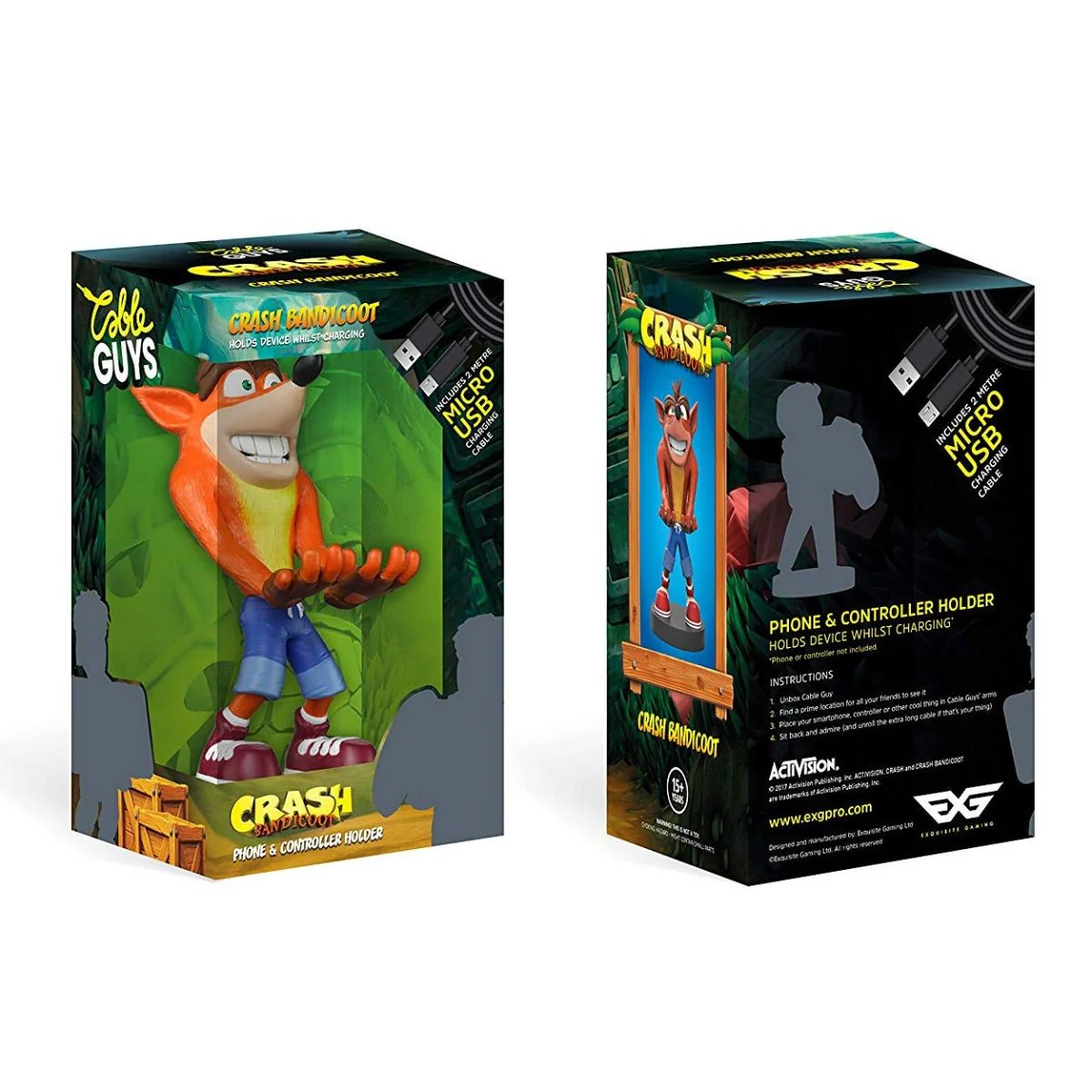 Crash Bandicoot Cable Guy Controller & Smartphone Stand - Image 5