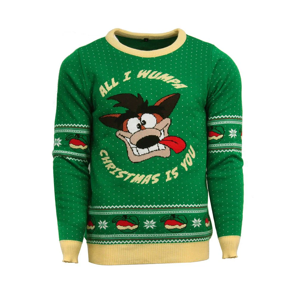 Crash Bandicoot Knitted Christmas Jumper / Sweater - Image 6