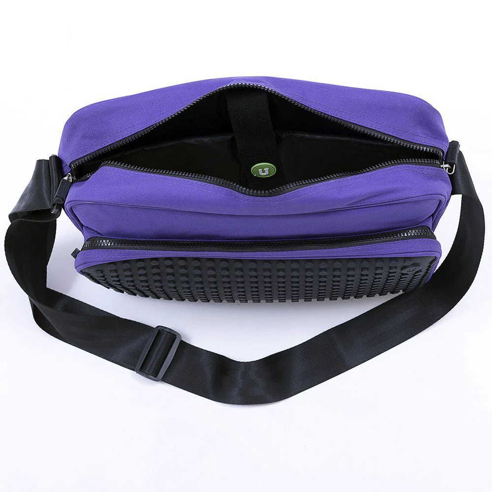 Creative Pixel Two Pocket Messenger Bag - Image 5