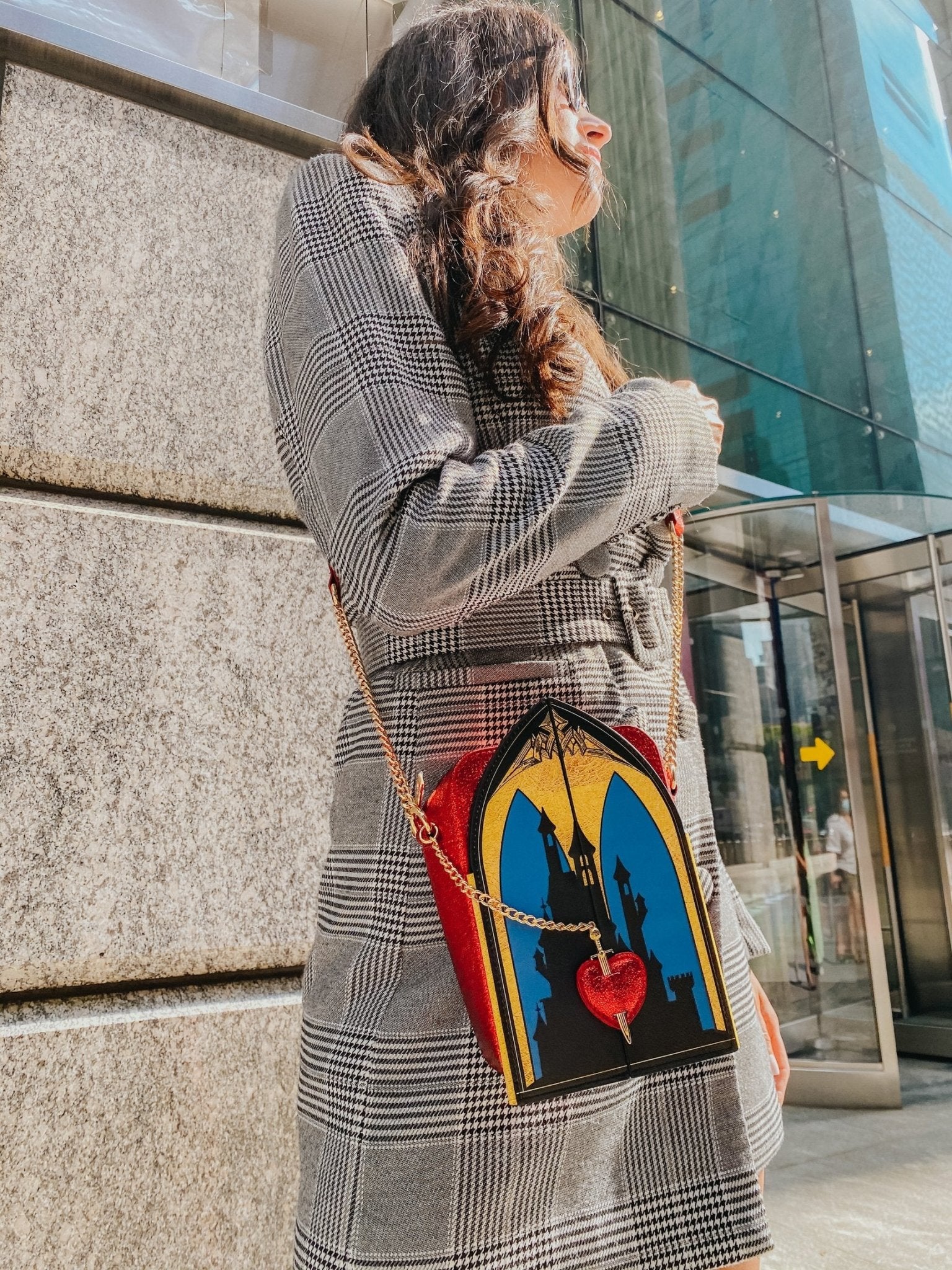 Danielle Nicole Disney Snow White Evil Queen Crossbody Handbag - Image 8
