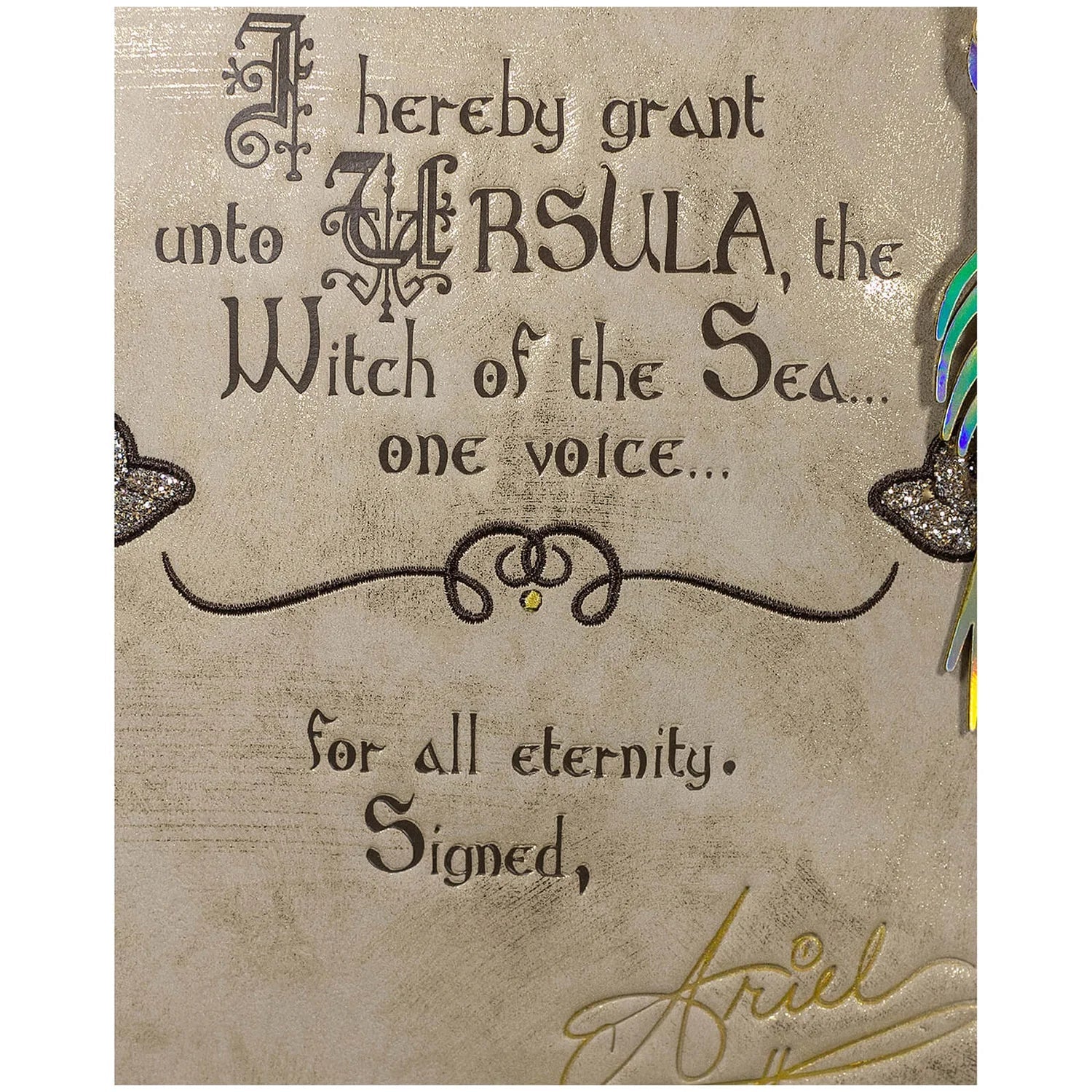 Danielle Nicole x Disney The Little Mermaid Ursual Scroll Mini Backpack - Image 3