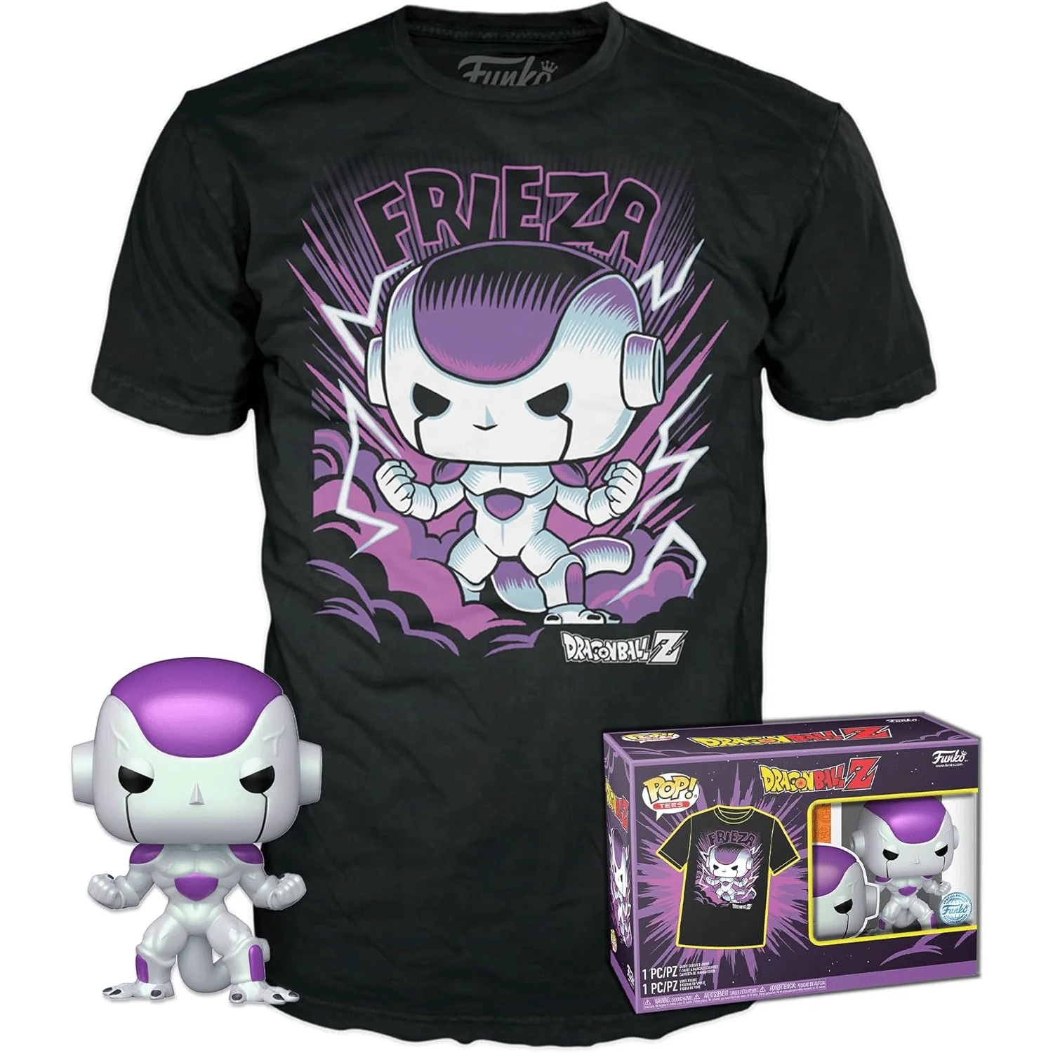 DBZ Frieza Final Form Pop! Vinyl and Tee Set - Image 3