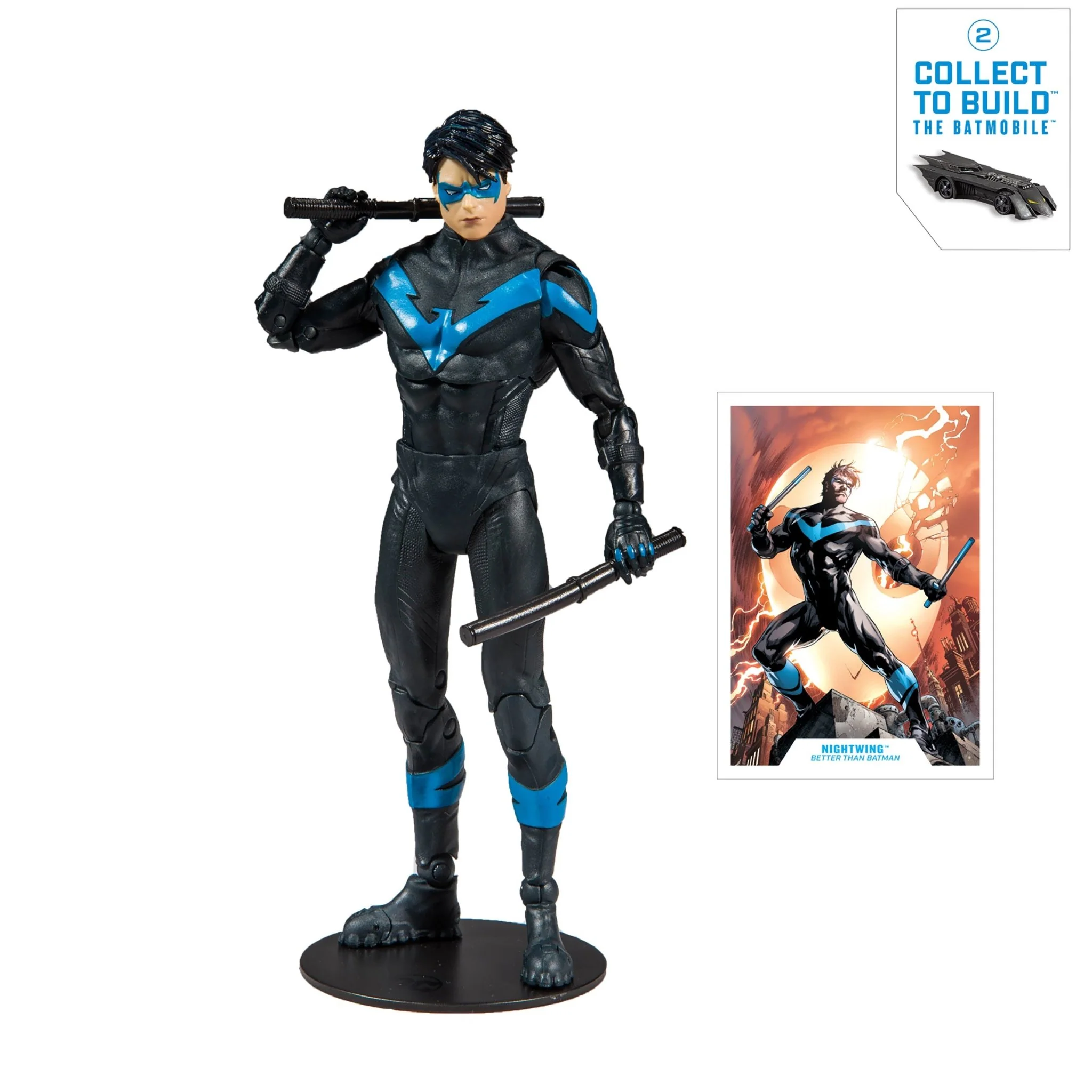 DC Comics Nightwing 'Better Than Batman' 7" Action Figure - Image 2