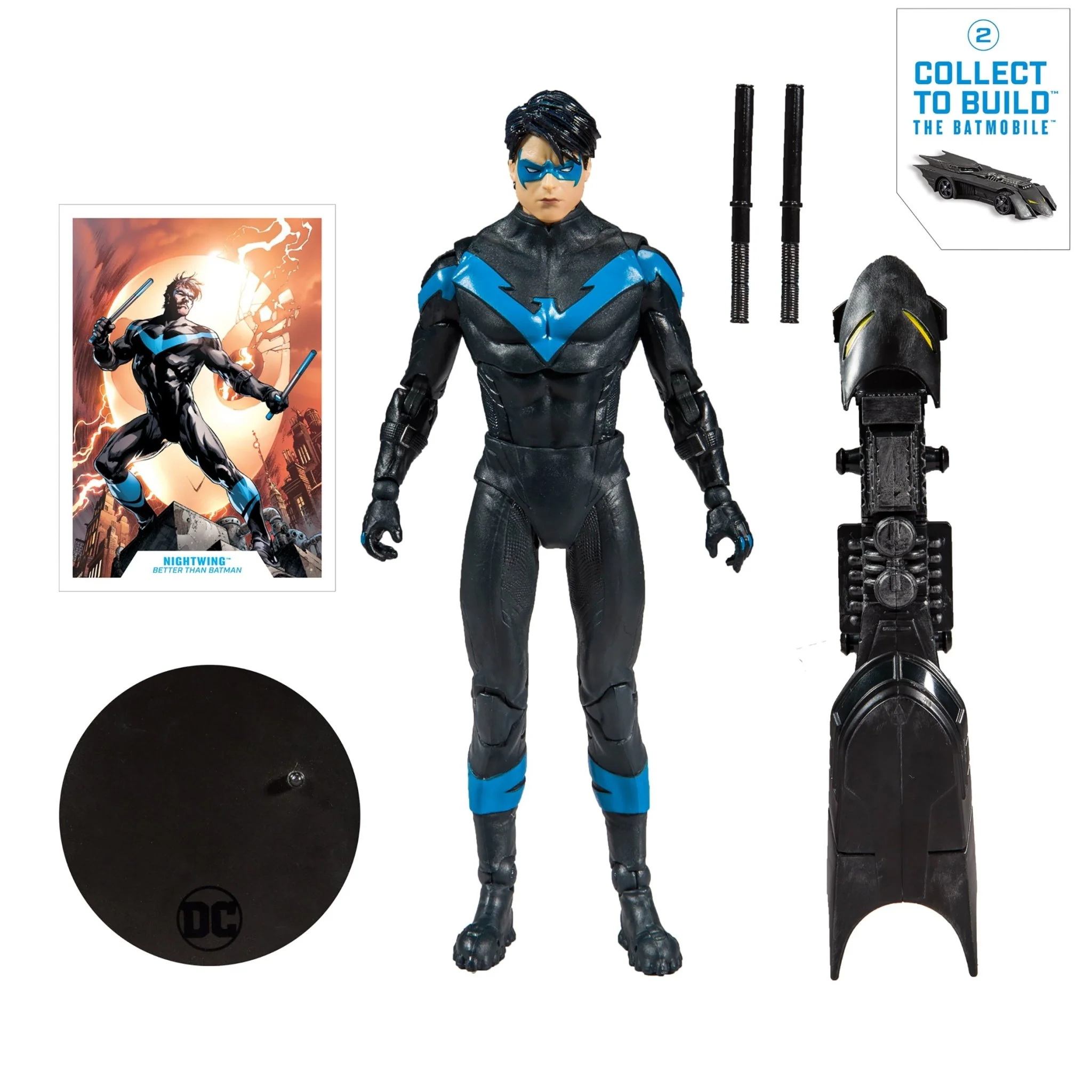 DC Comics Nightwing 'Better Than Batman' 7" Action Figure - Image 4