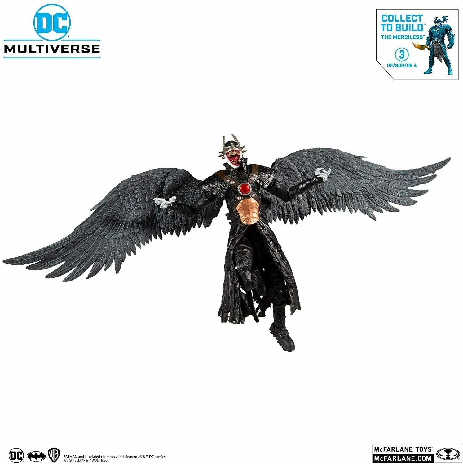 DC Multiverse The Bat Who Laughs Hawkman 7" Action Figure - Image 2