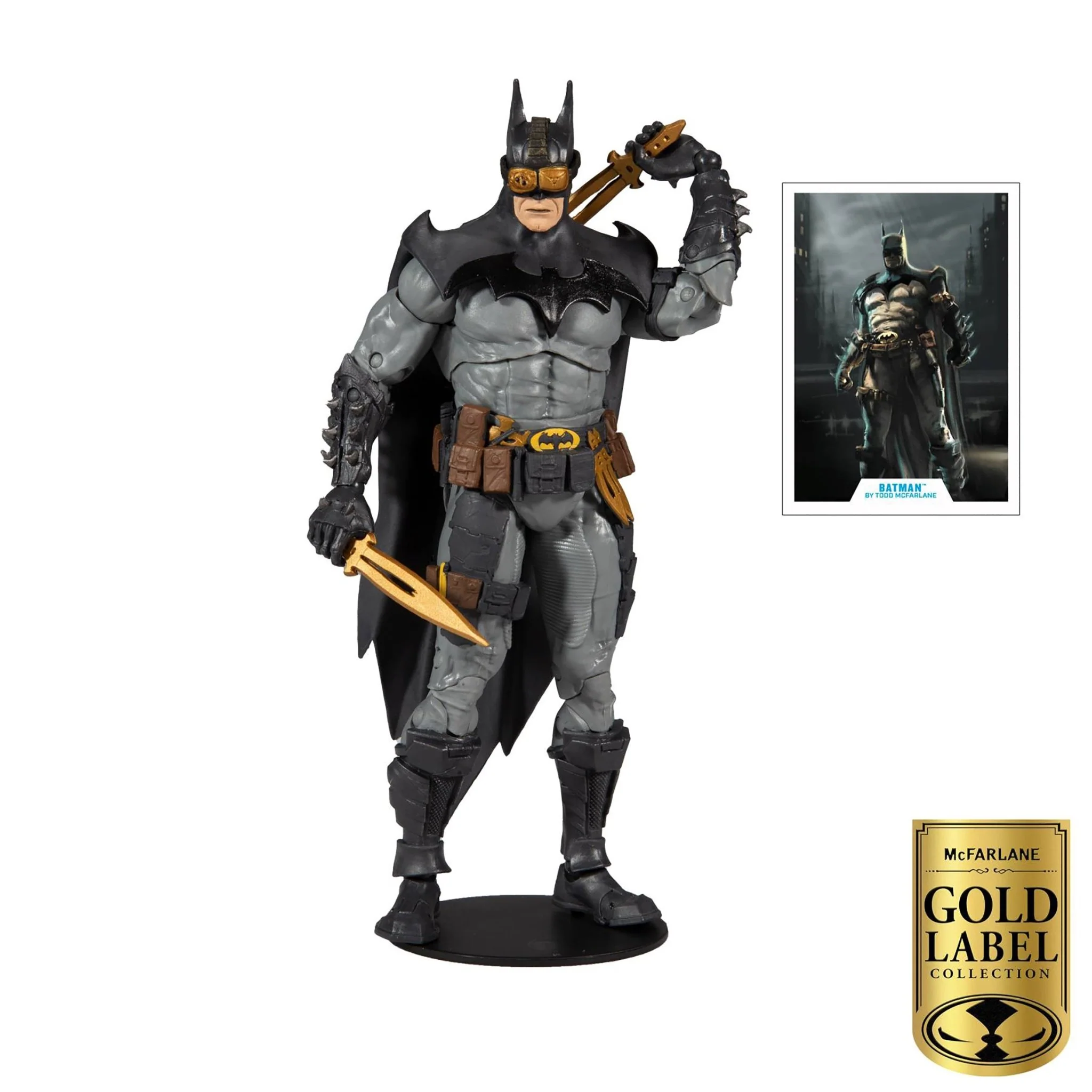 DC Comics 'Designed by Todd McFarlane' Batman Action Figure - Image 2