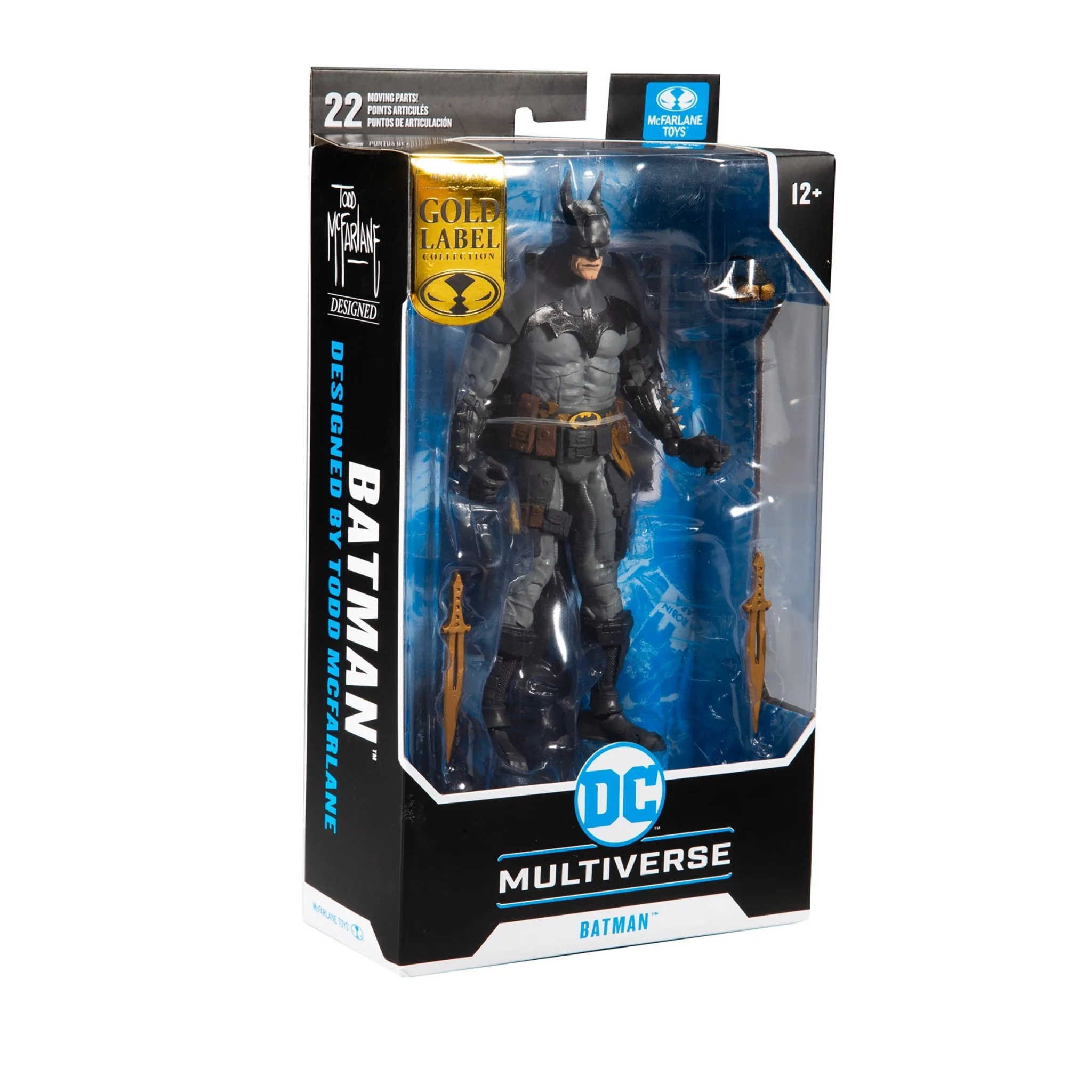 DC Comics 'Designed by Todd McFarlane' Batman Action Figure - Image 9