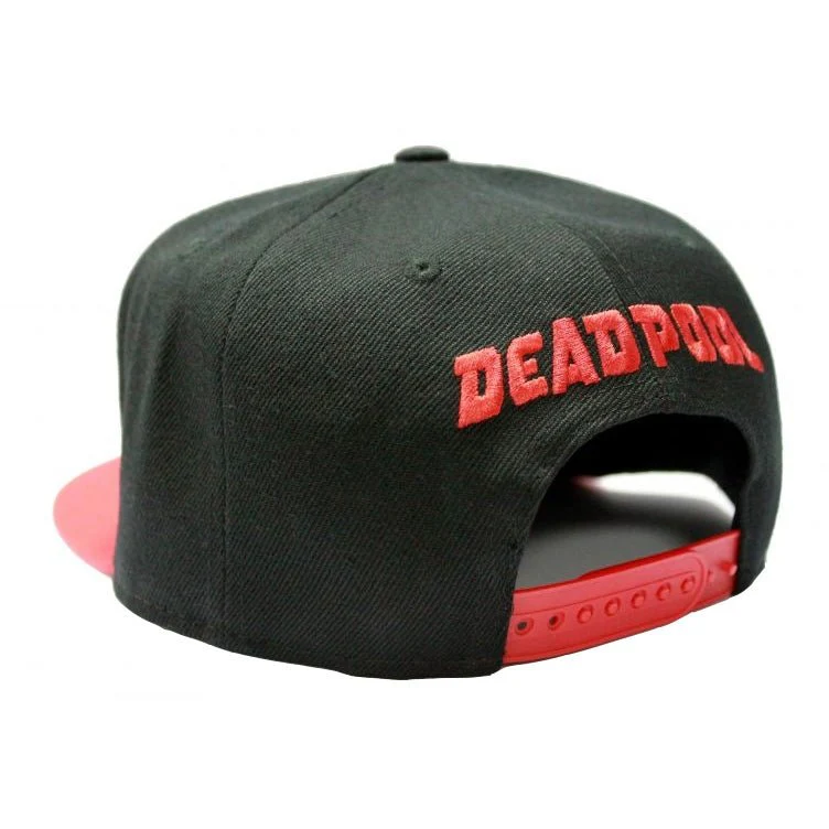 Deadpool Black and Red Snapback Cap - Image 2