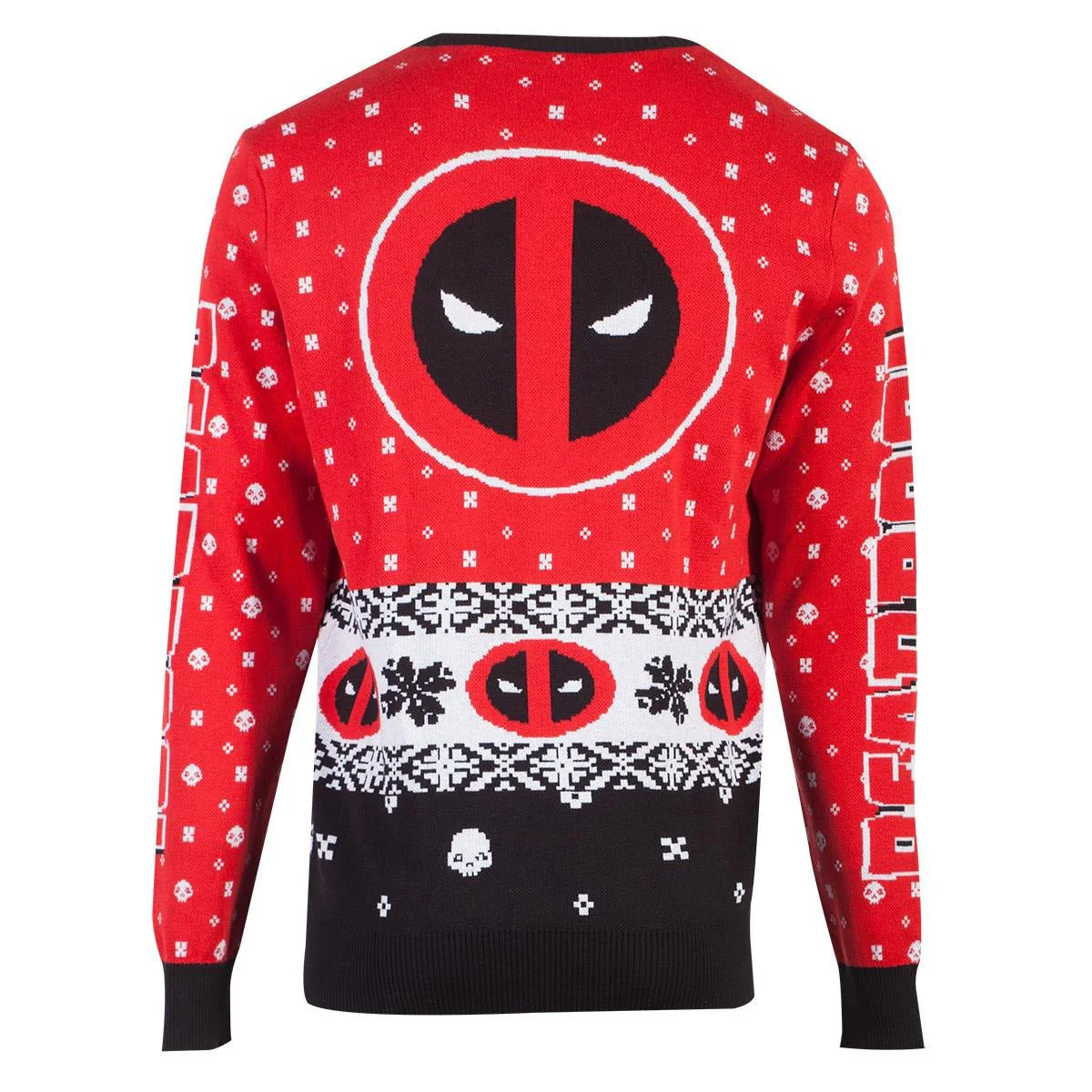 Deadpool Inverted Merc Knitted Christmas Sweater/Jumper - Image 2