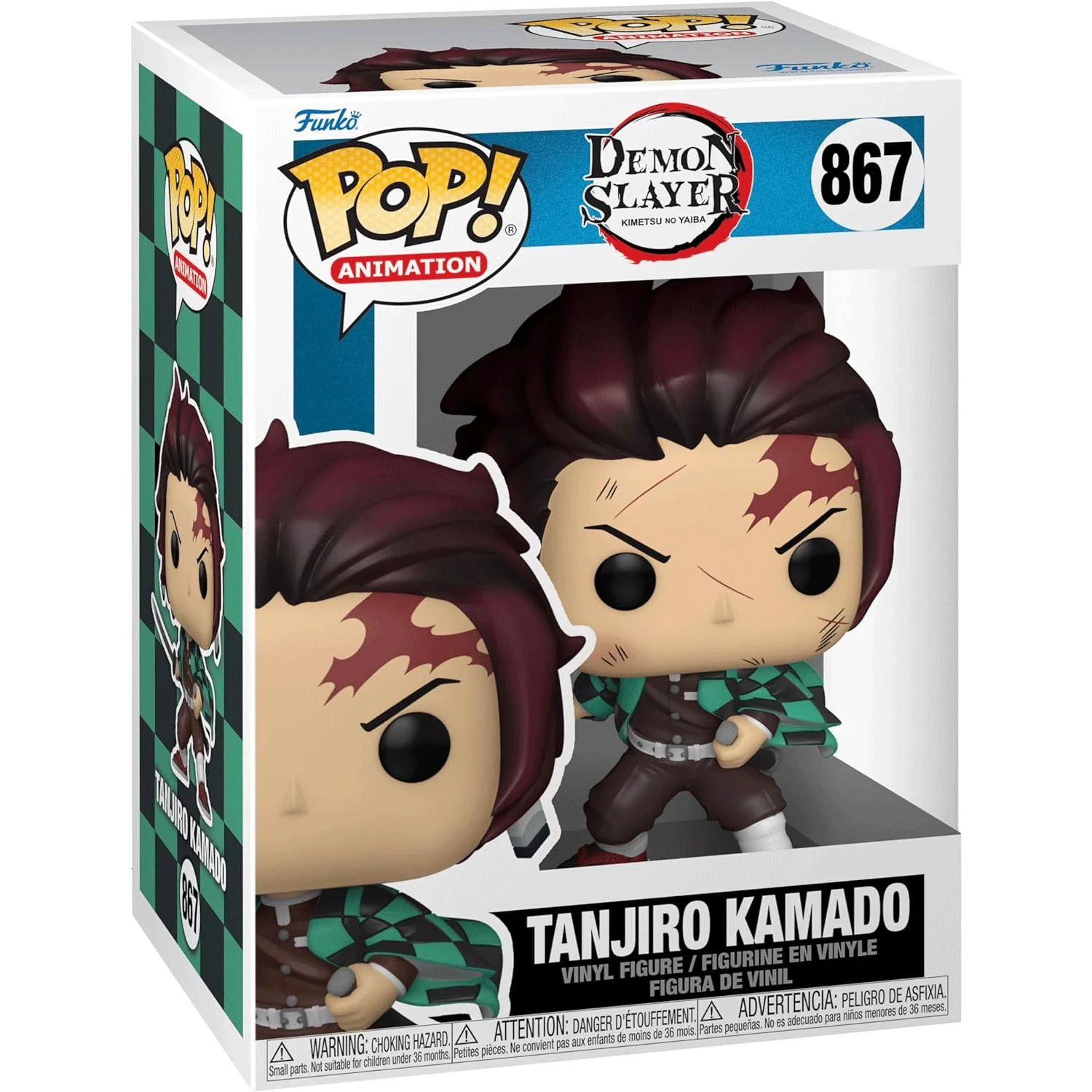 Demon Slayer Tanjiro with Sword Pop! Vinyl and Tee Set - Image 4