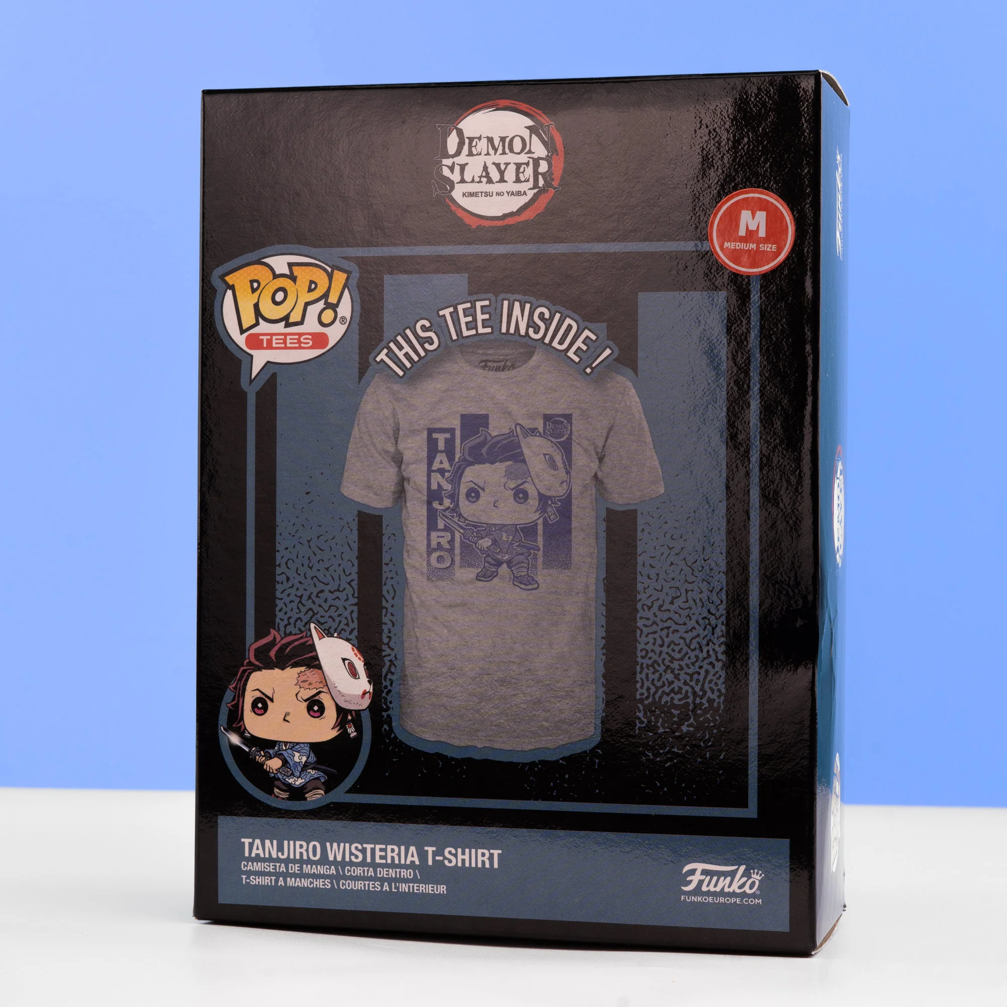 Demon Slayer Tanjiro with Wisteria Funko Boxed Tee - Image 2