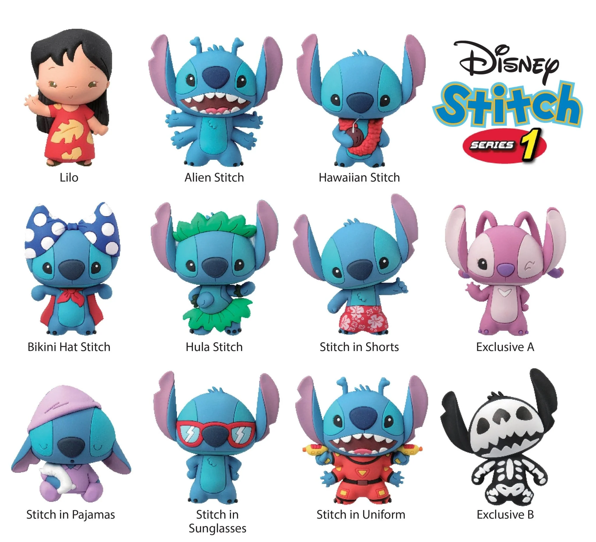 Disney Stitch Series 1 Blind Bag Mystery Bag Clip - Image 5