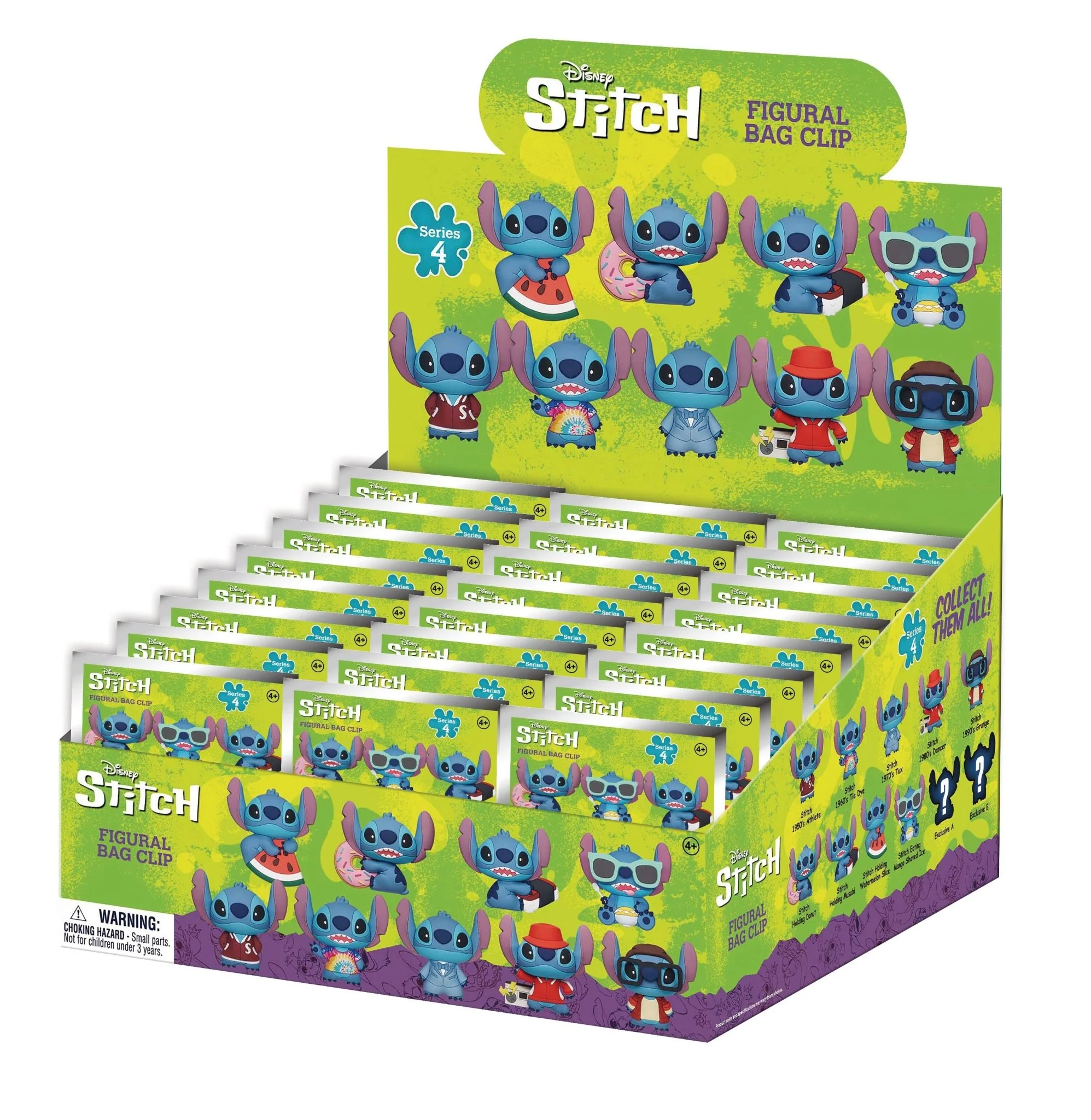 Disney Stitch Series 4 Blind Bag Mystery Bag Clip - Image 2