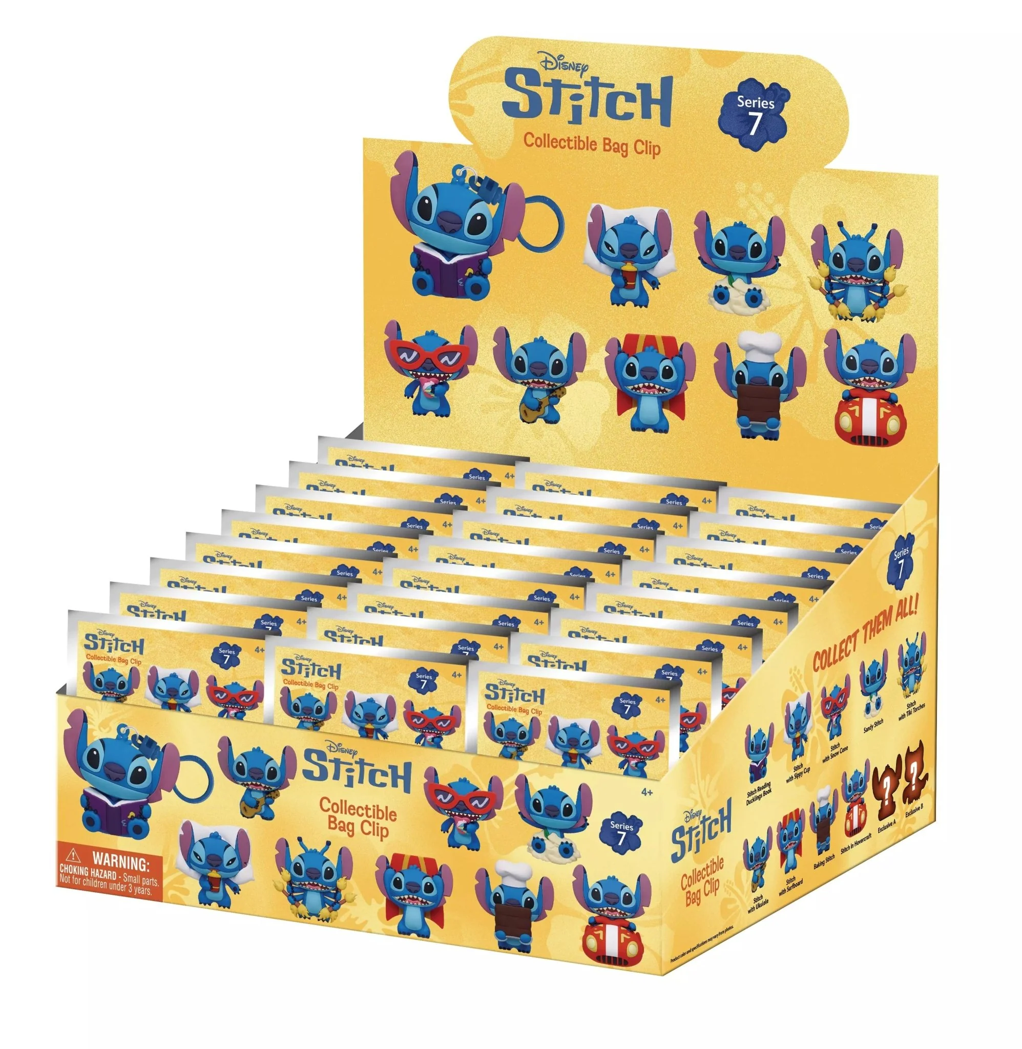 Disney Stitch Series 7 Blind Bag Mystery Bag Clip - Image 2