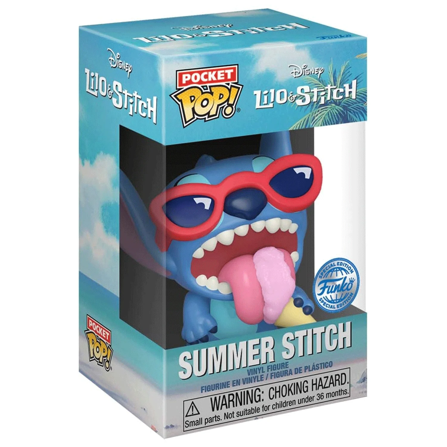 Disney Summer Stitch Pocket Pop! Vinyl and Tee Set for Kids - Image 5