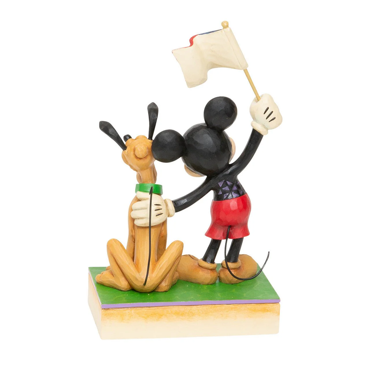 Disney Traditions by Jim Shore - A Banner Day Mickey and Pluto Figurine - Image 3