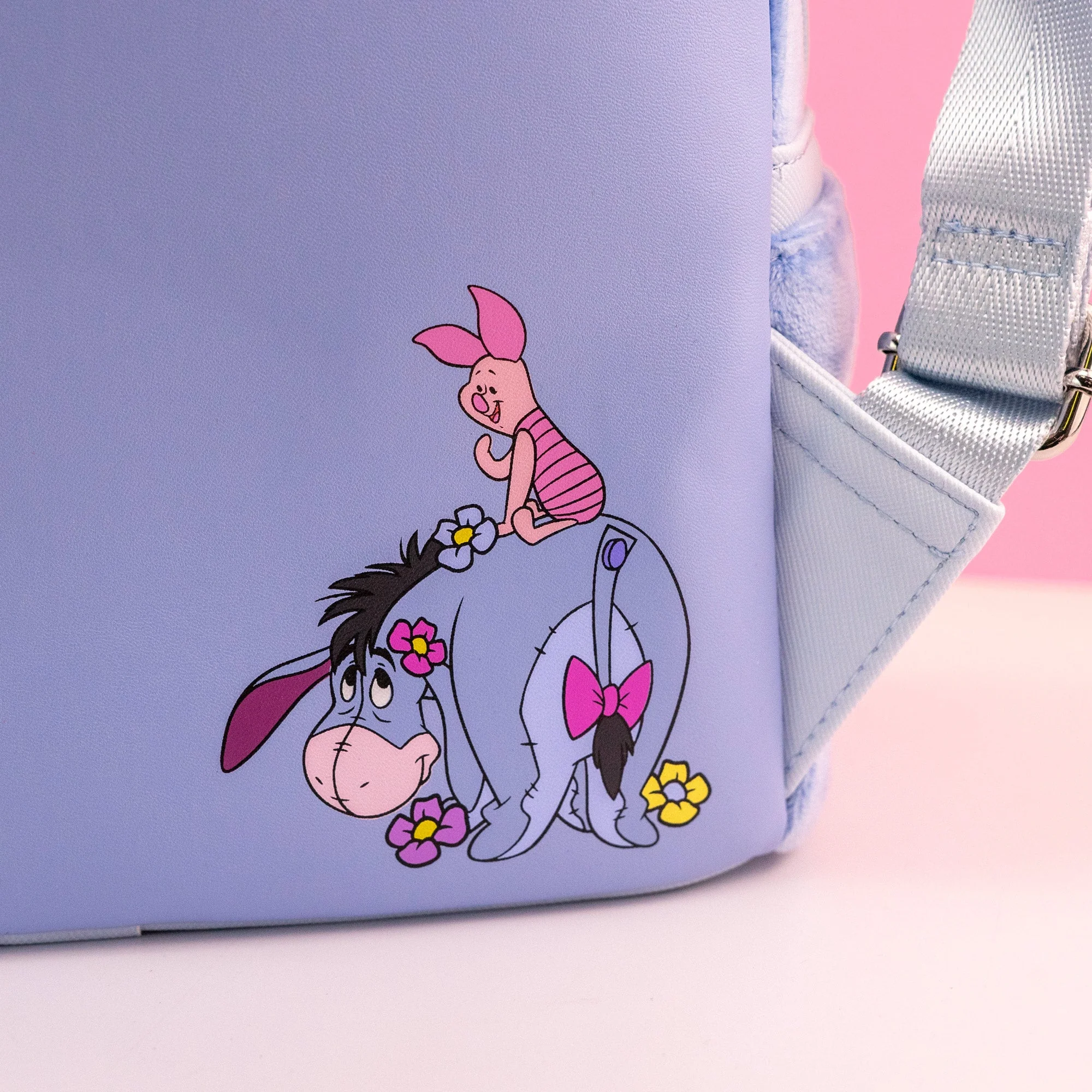 Loungefly x Disney Winnie the Pooh Eeyore & Piglet Plush Mini Backpack - Image 5