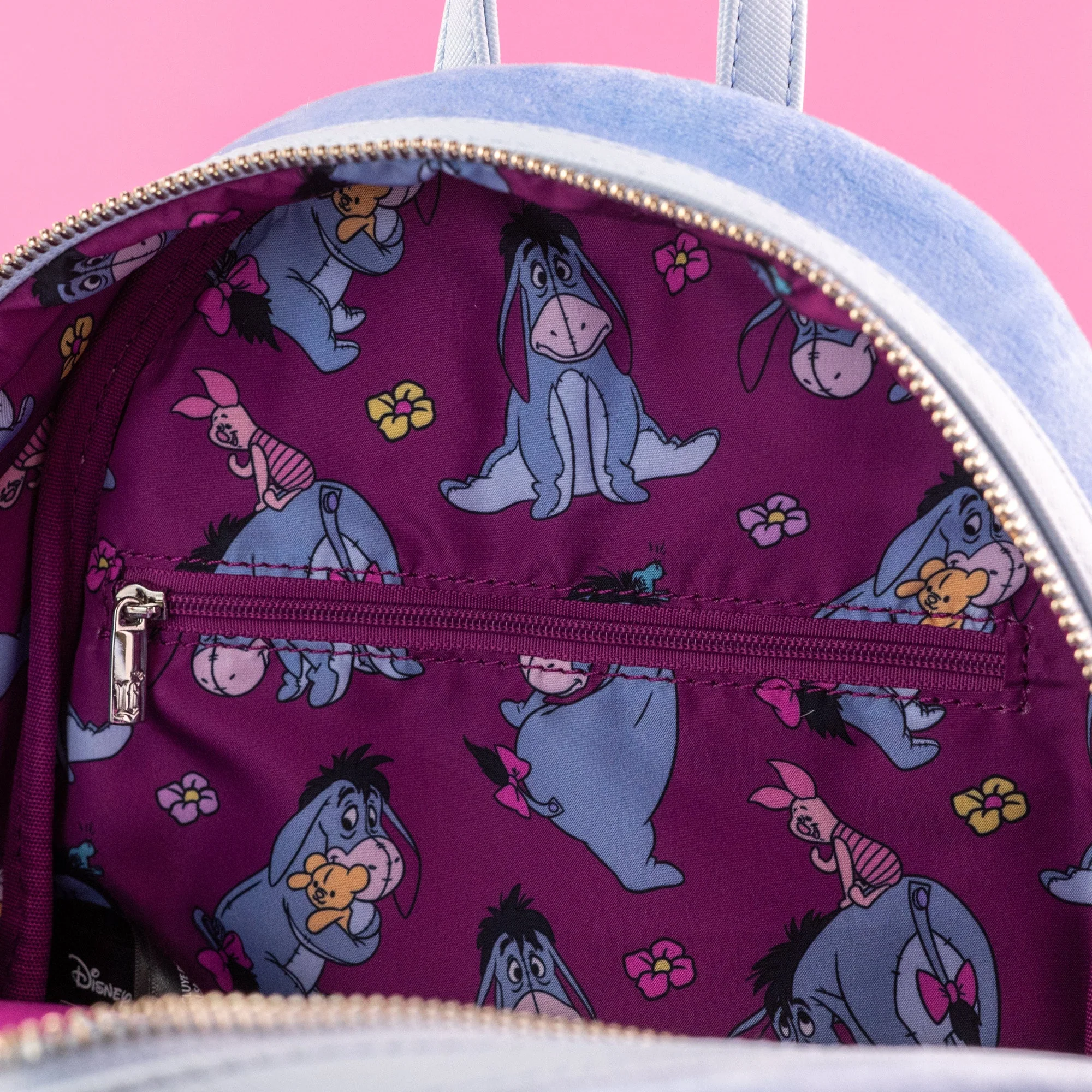 Loungefly x Disney Winnie the Pooh Eeyore & Piglet Plush Mini Backpack - Image 7