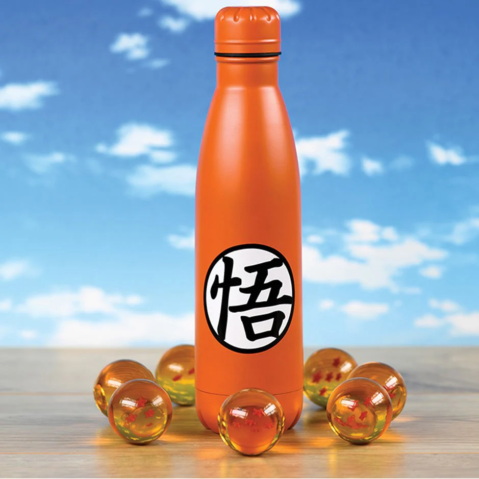 Dragon Ball Z Goku Kanji Metal Drinks Bottle - Image 2