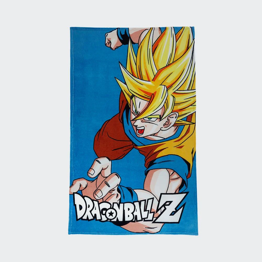 Dragon Ball Z Goku Super Saiyan Fleece Blanket Throw - Image 2