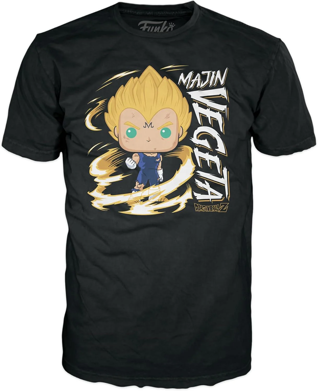 Dragon Ball Z Majin Vegeta (Glow in the Dark) Pop! Vinyl and Tee Set - Image 3