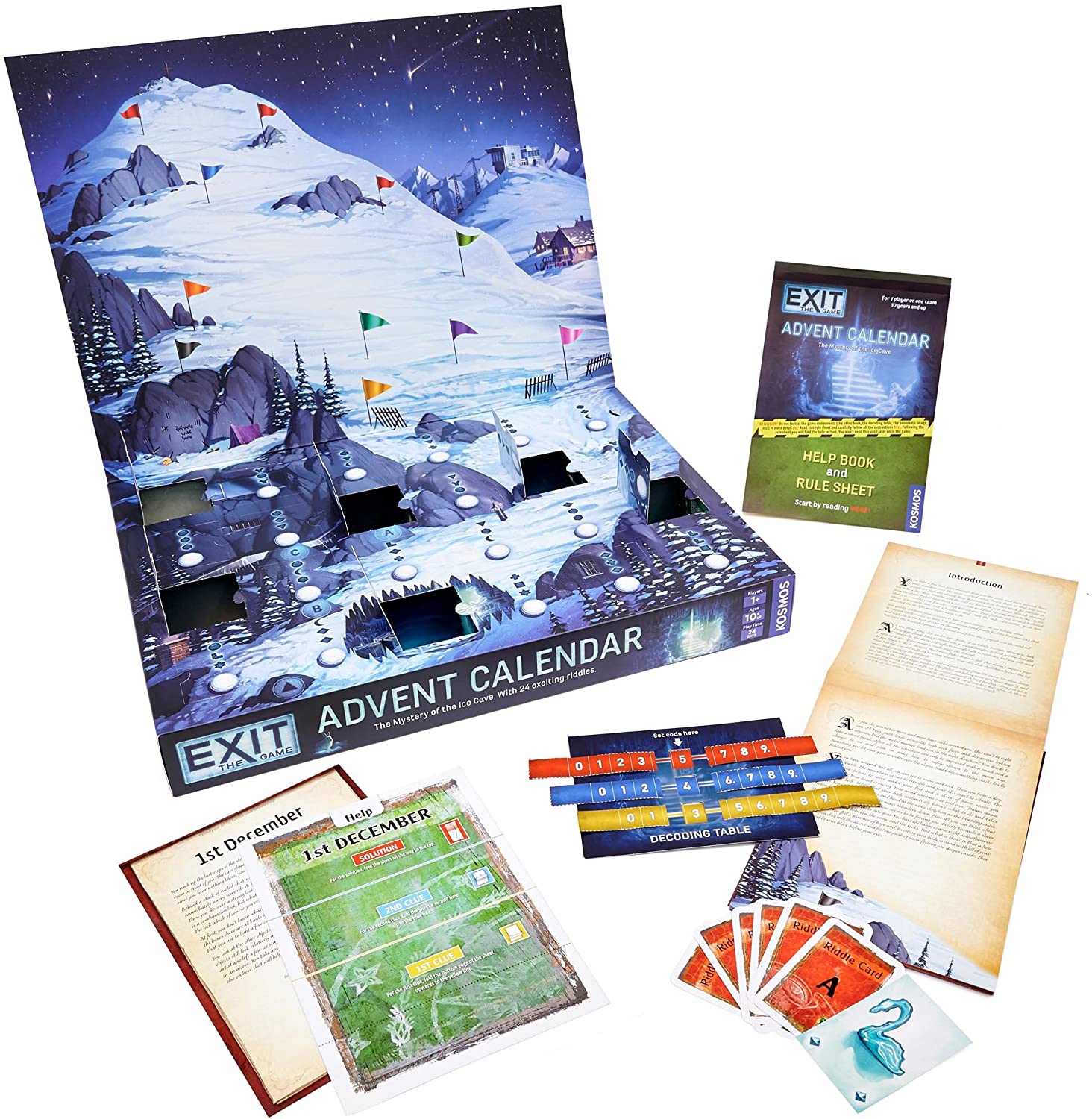 Exit the Game Escape Room Advent Calendar - Mystery of the Ice Cave - Image 3