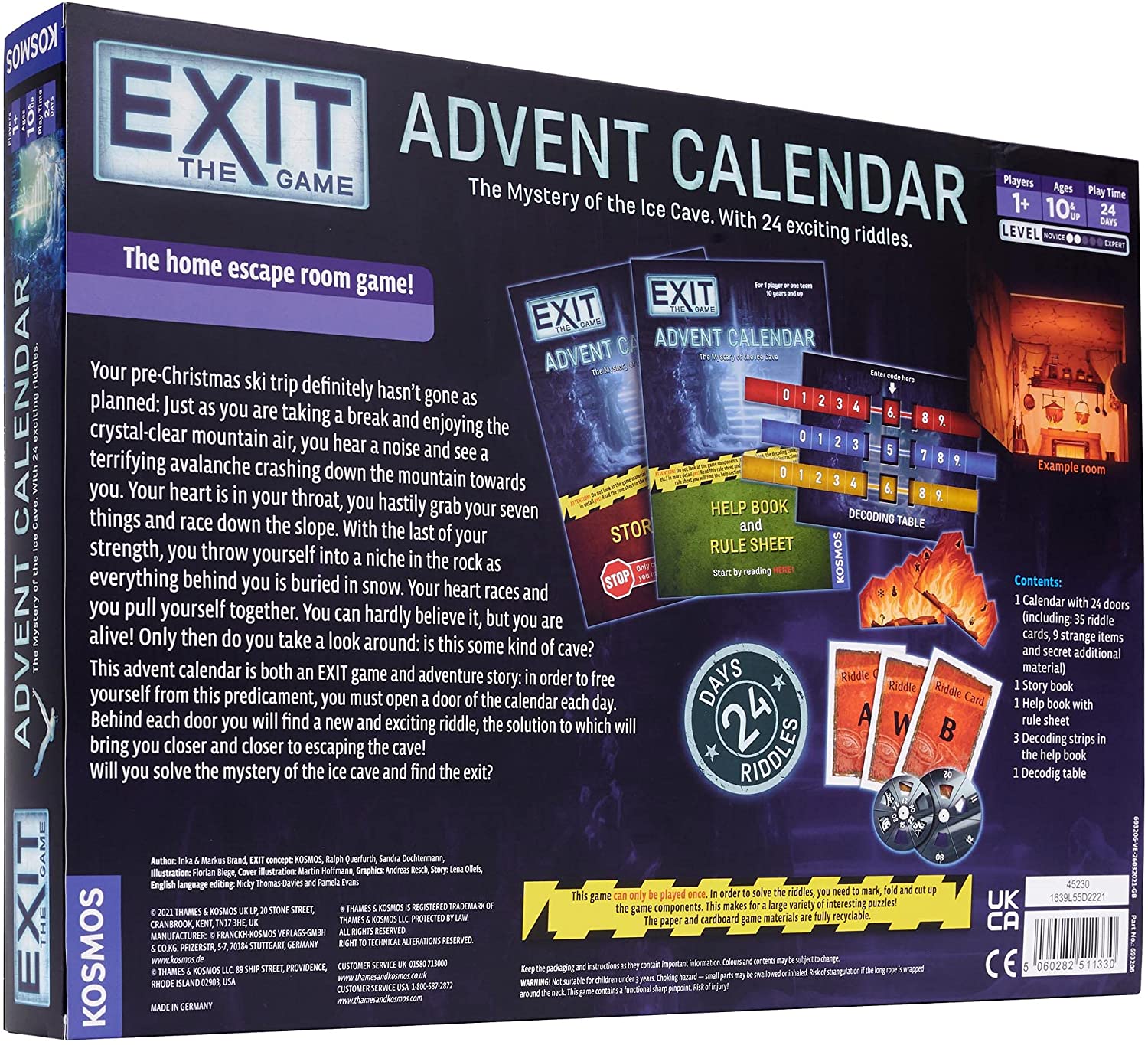 Exit the Game Escape Room Advent Calendar - Mystery of the Ice Cave - Image 4