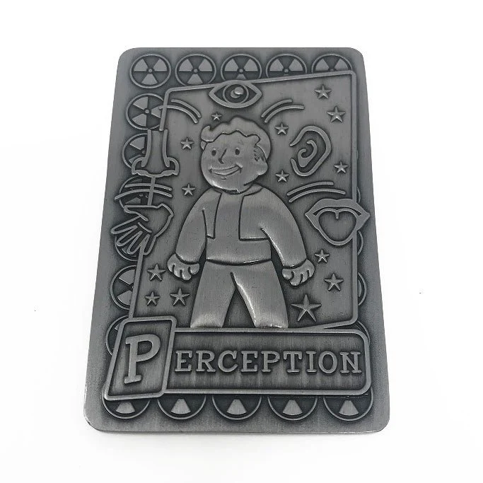 Fallout Limited Edition Metal Perk Card # 2 - Perception - Image 2