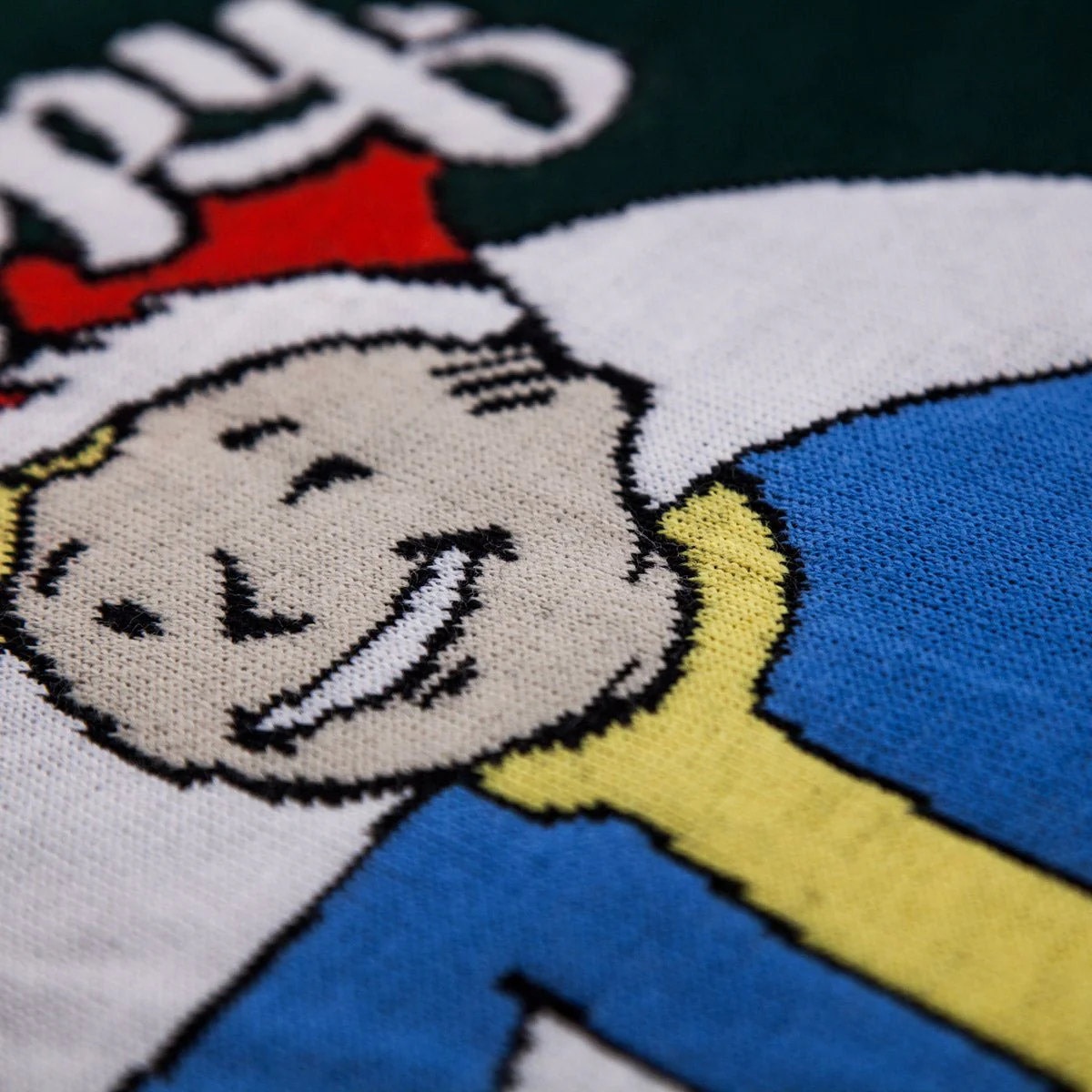 Fallout Vault Boy Knitted Christmas Jumper / Sweater - Image 2