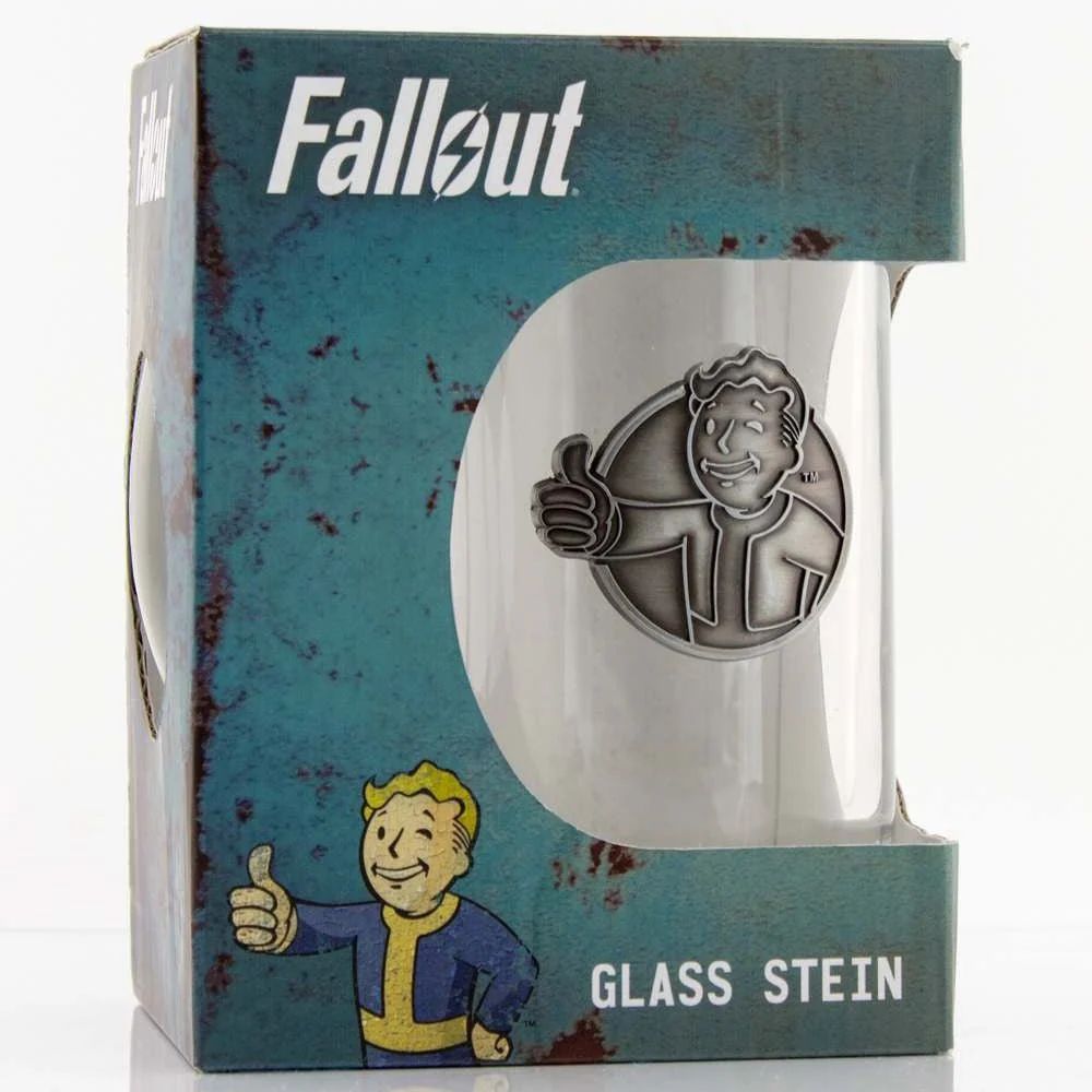 Fallout Vault Boy Stein Glass - Image 2
